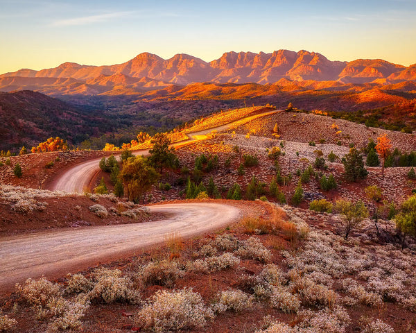 Razorback Flinders Ranges Razorback Ridge. Sunrise Wilpena Pound - Flinders Ranges. Wall Art.