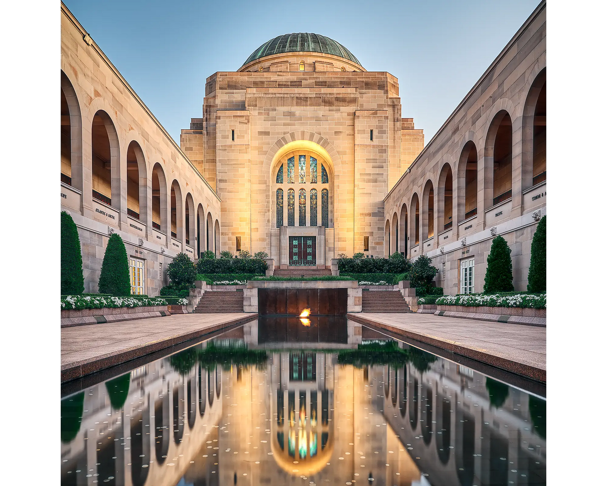 Reflection - Australian War Memorial, Canberra.