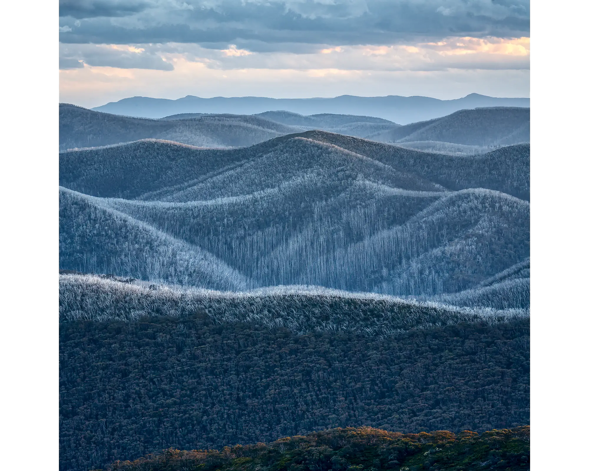 Rise and Fall. Ranges across Victorian High Country.