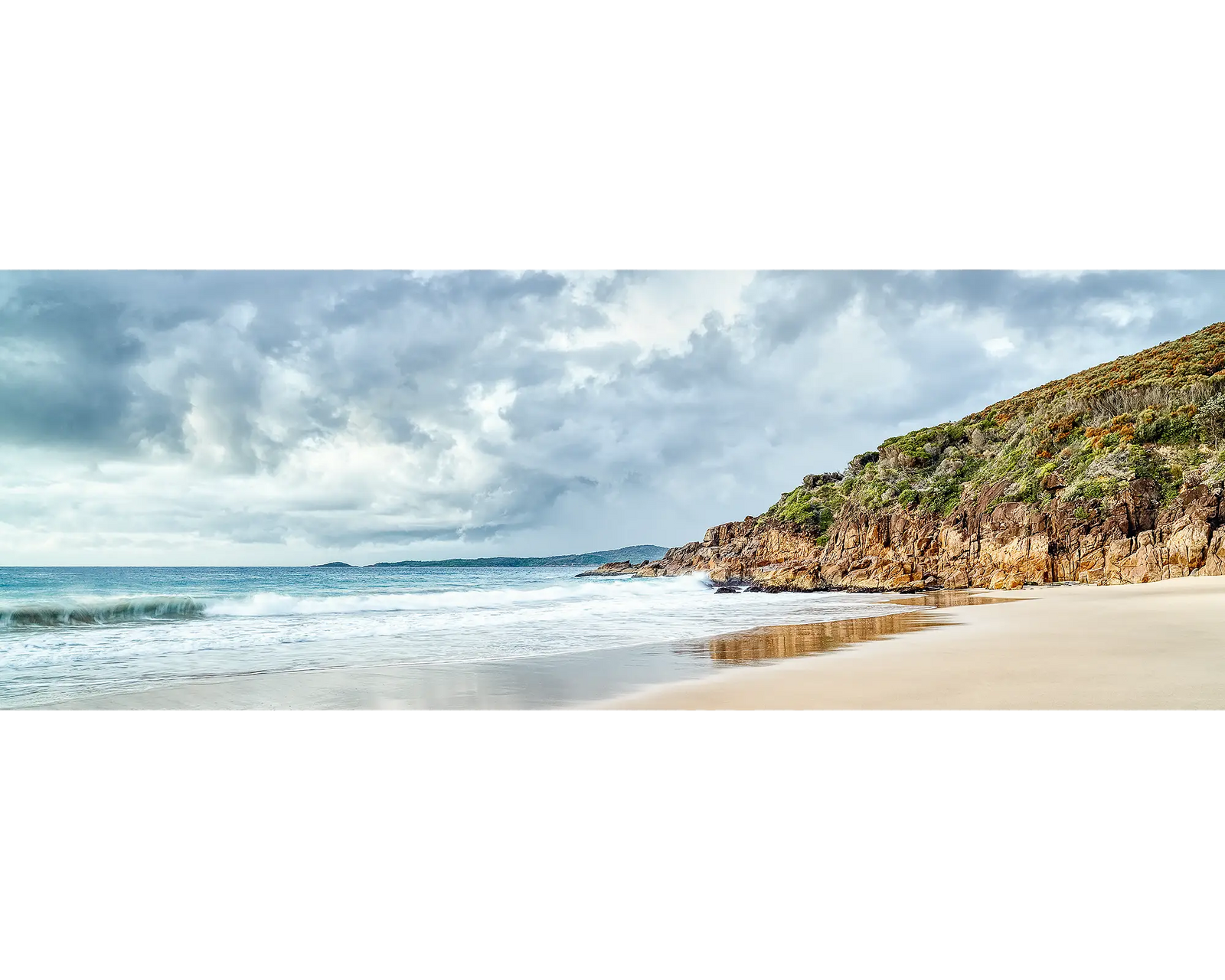Clouds over Zenith Beach, Tomaree National Park, NSW. 