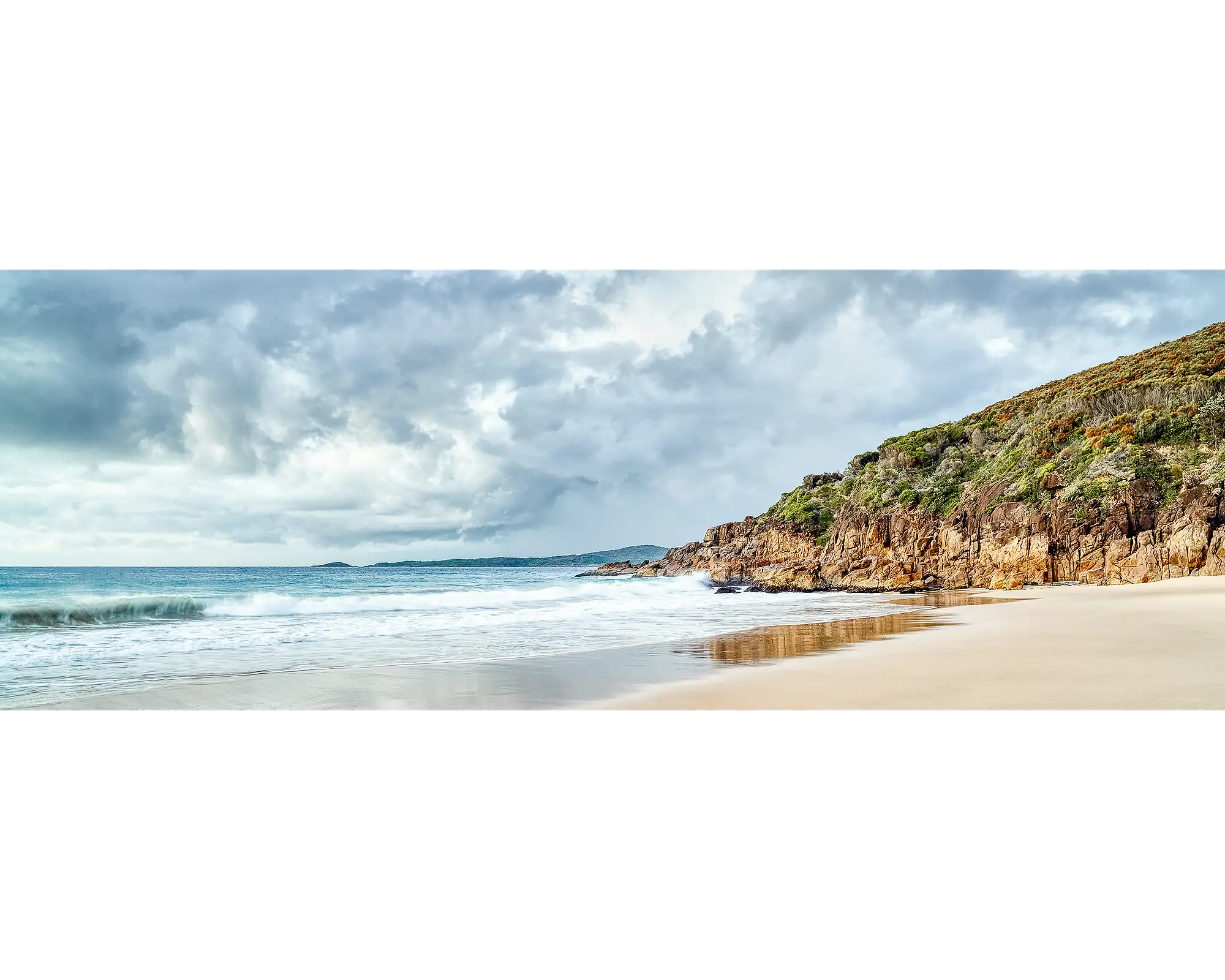 Clouds over Zenith Beach, Tomaree National Park, NSW. 