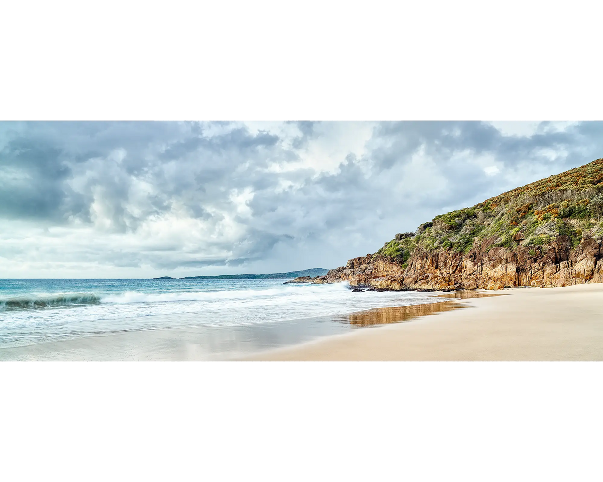 Rolling In. Zenith Beach, Tomaree National Park, New South Wales, Australia.