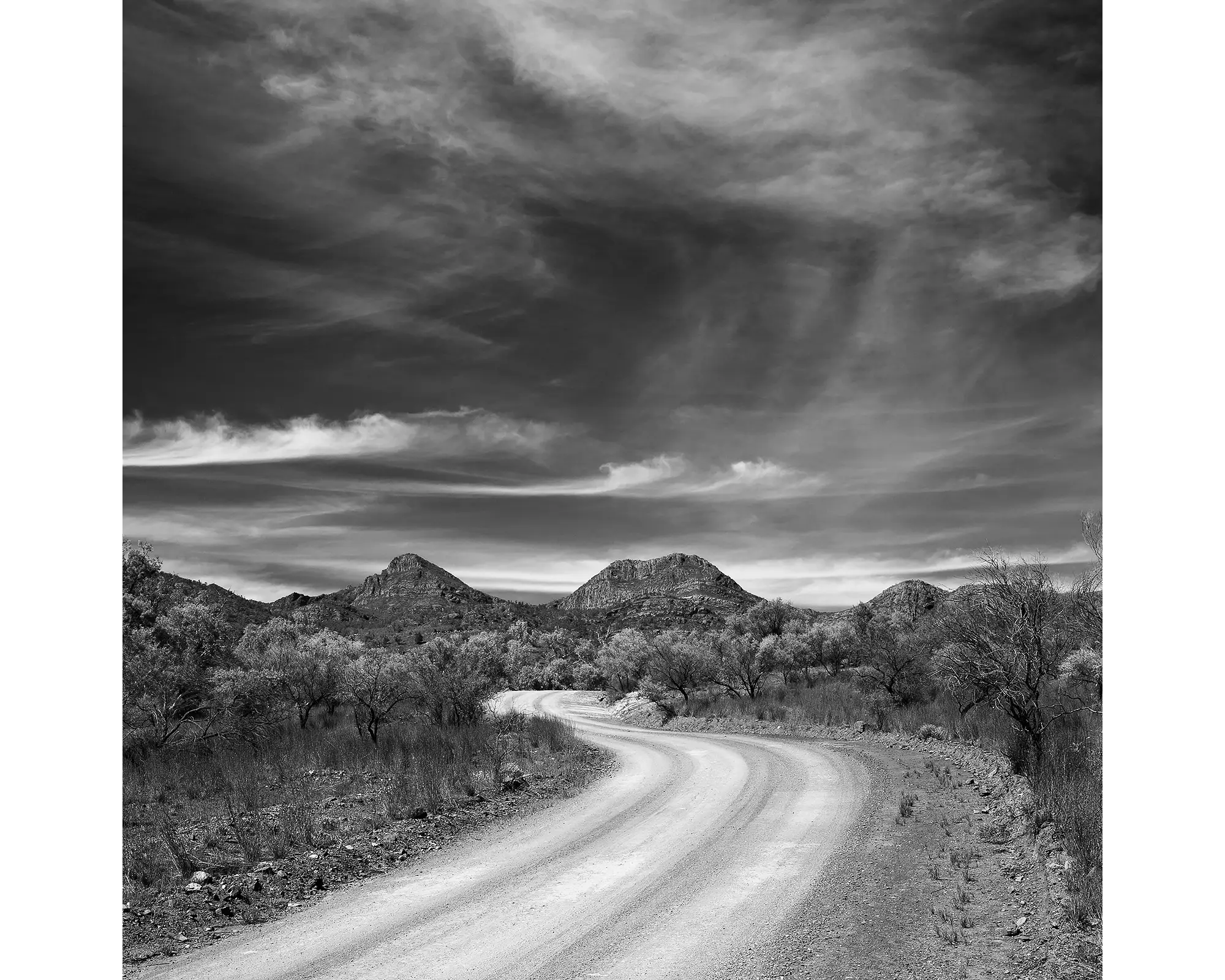 Scenic Drive, Flinders Ranges, South Australia.