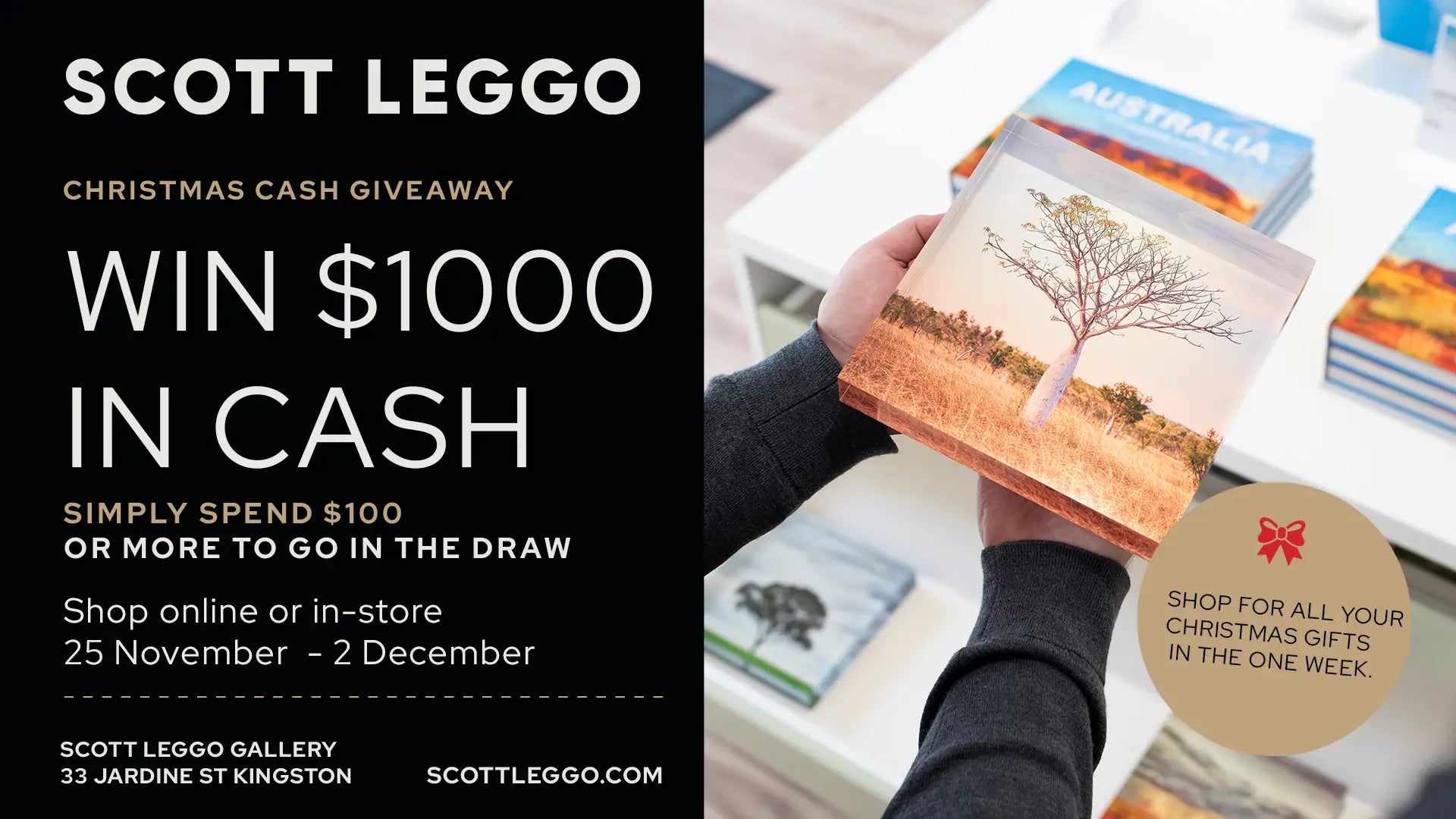 Scott Leggo Christmas Shopping Event