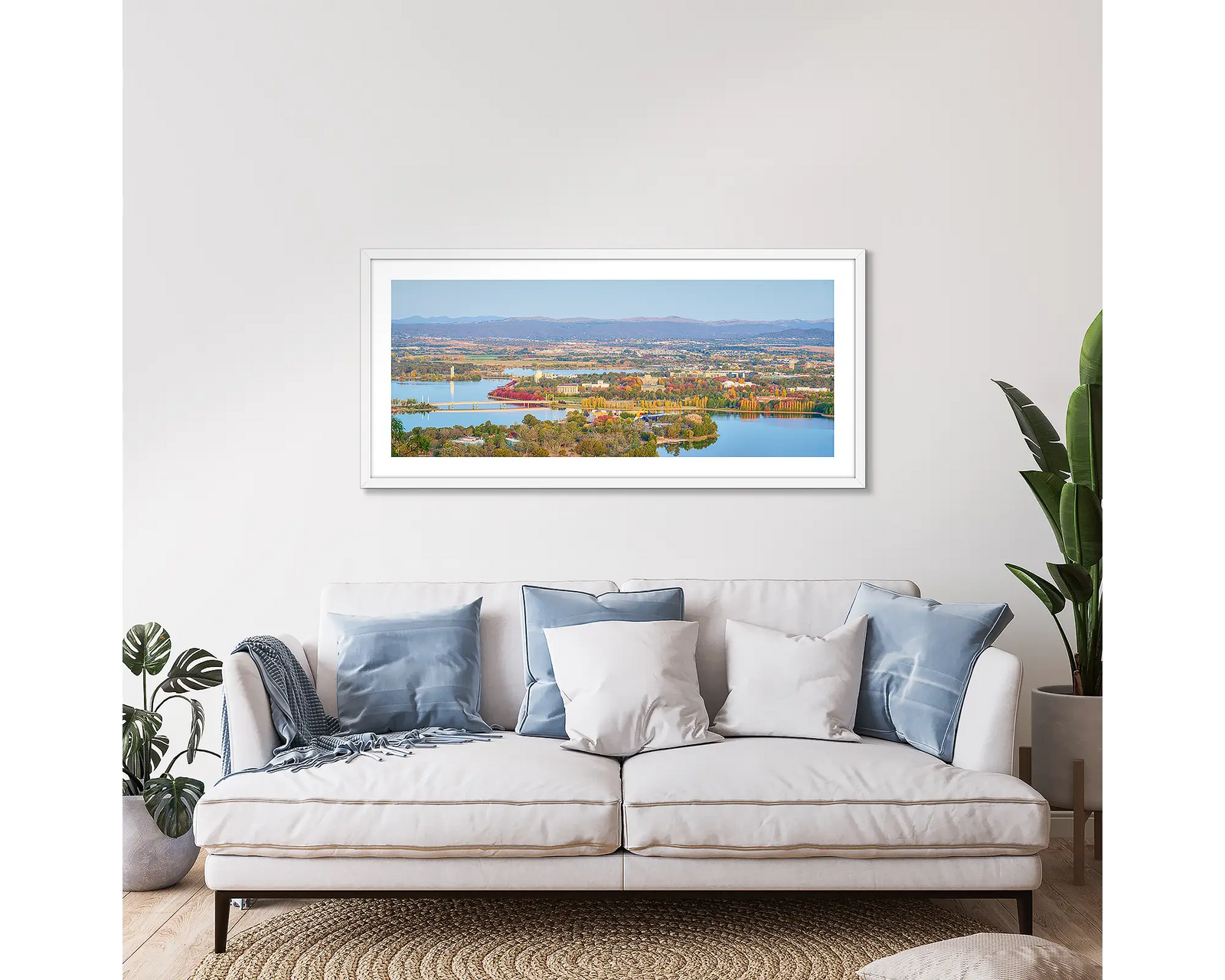 Seasonal Views. Autumn evening overlooking Canberra.