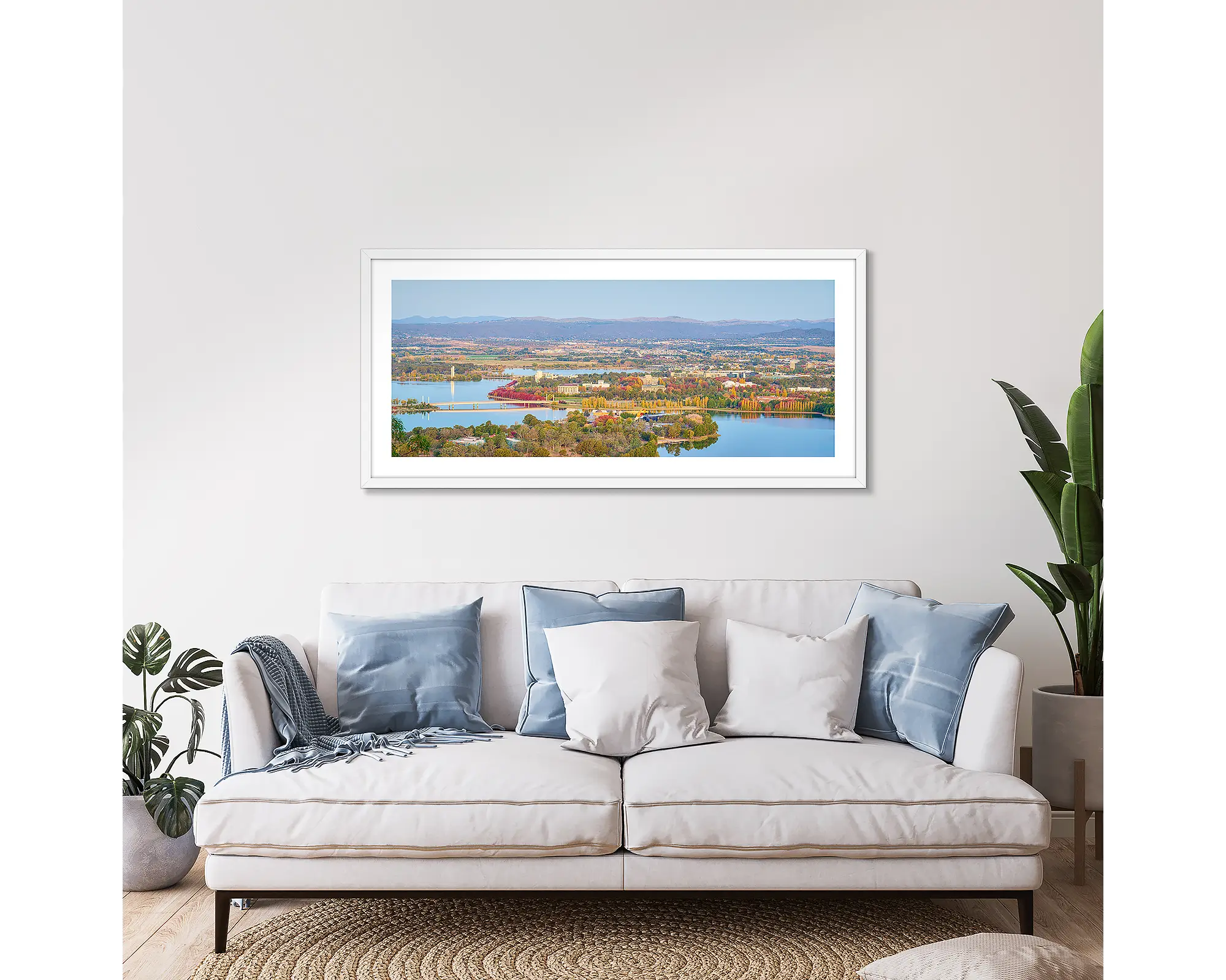 Seasonal Views. Autumn evening overlooking Canberra.
