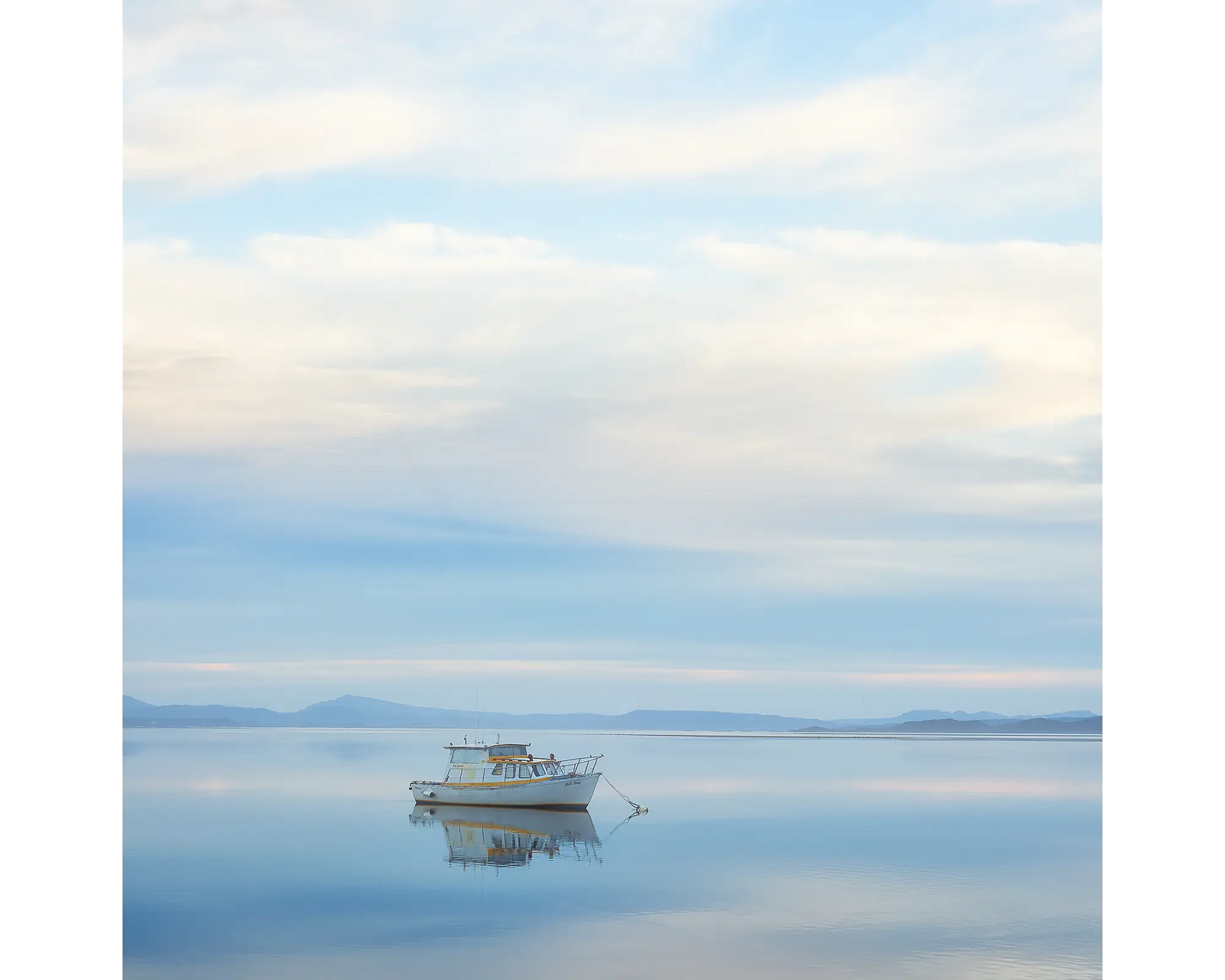 Serenity acrylic block - Macquarie Harbour, Tasmania. 