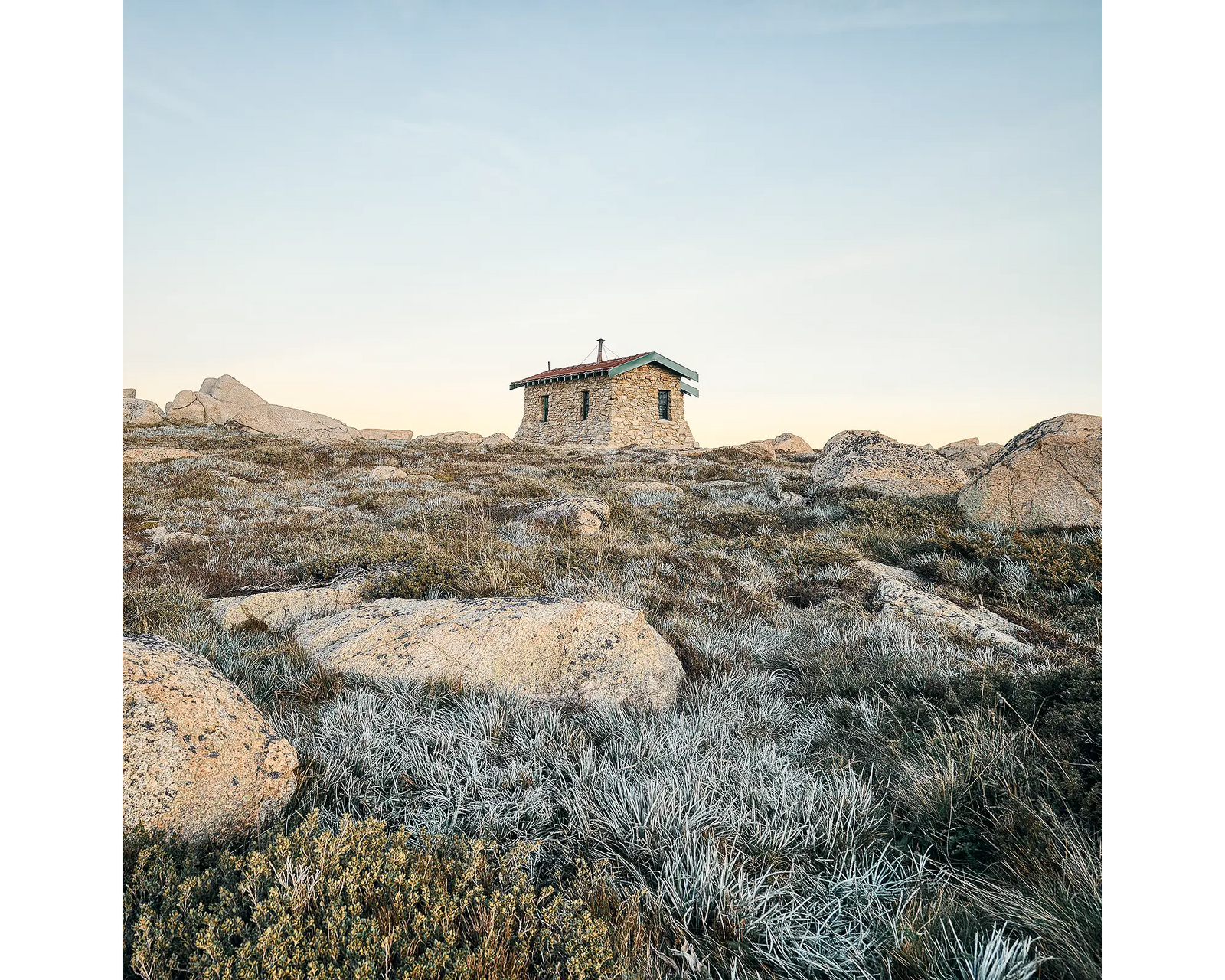 Shelter - Seamans Hut, Kosciuszko National Park, Australia.