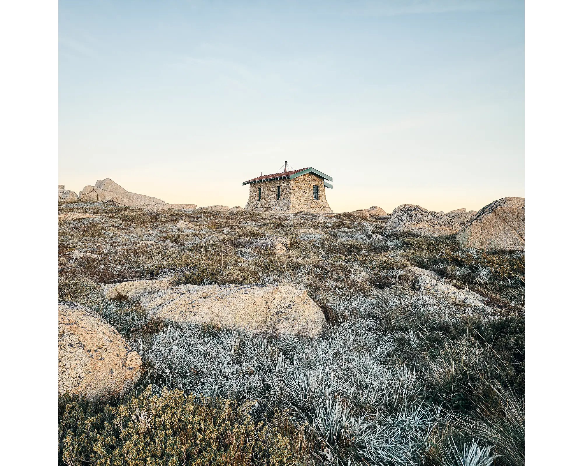 Shelter - Seamans Hut, Kosciuszko National Park, Australia.