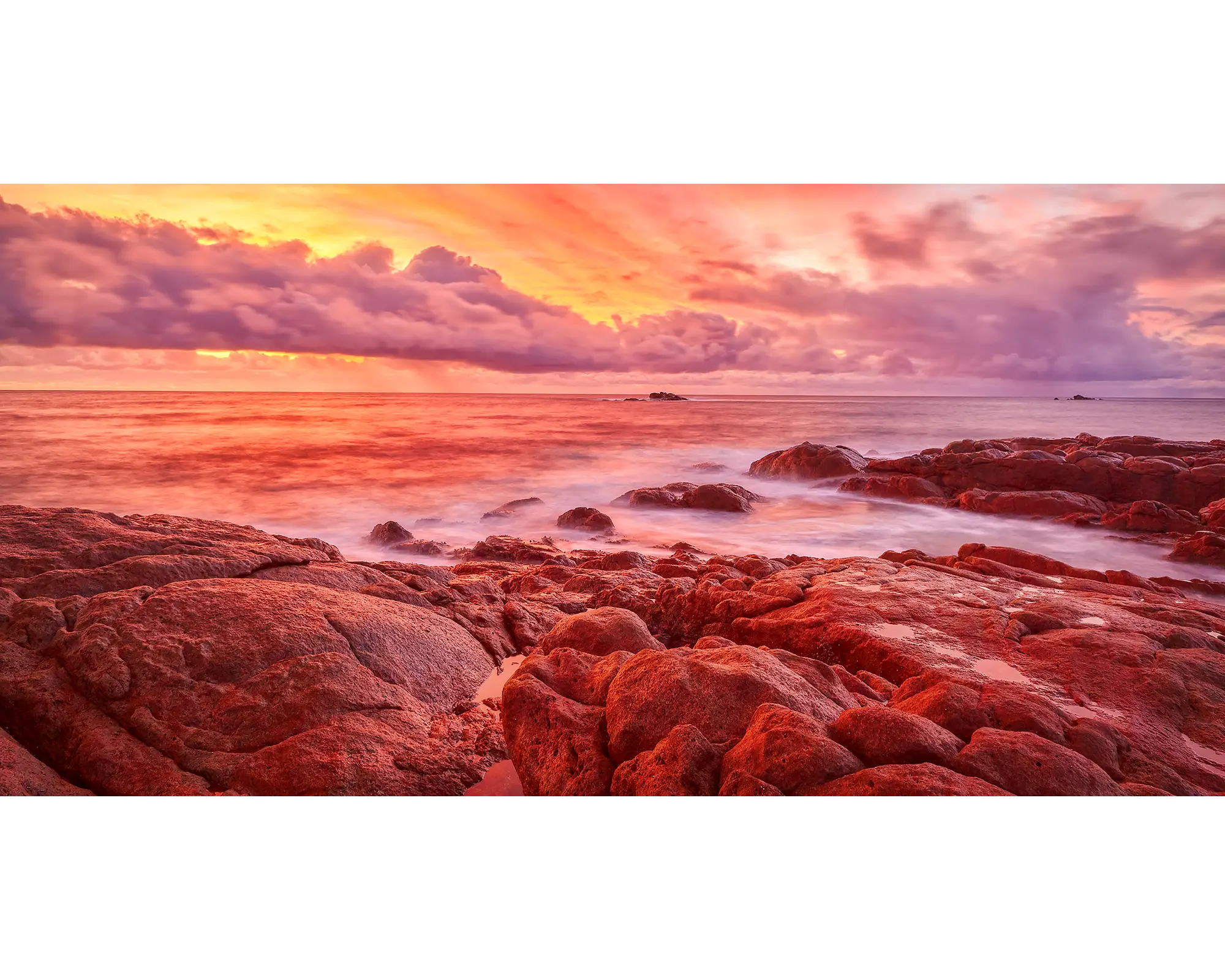 Smiths Sunset. Sunset over Smiths Beach, Western Australia.