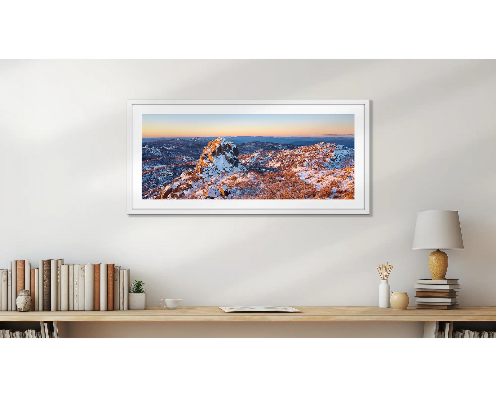 Snow on the Cathedral, Mount Buffalo National Park.