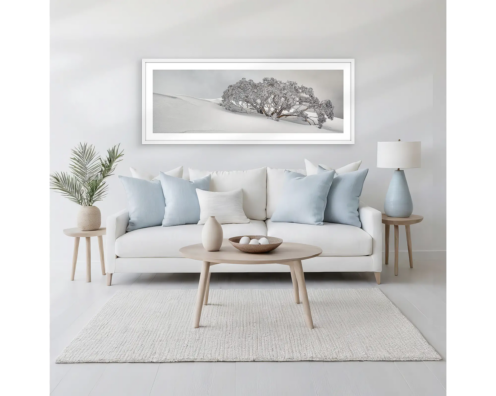 Snow Solitude. Snow gum covered in snow, Mount Hotham, Alpine National Park.