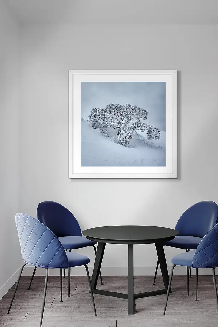 Snow wall art print collection.