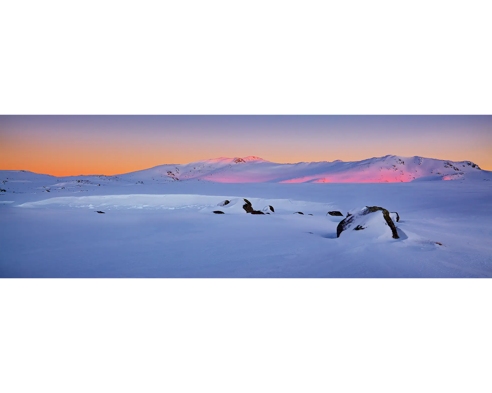 Snowy Sunrise. Snowy River, Kosciuszko National Park, New South Wales, Australia.