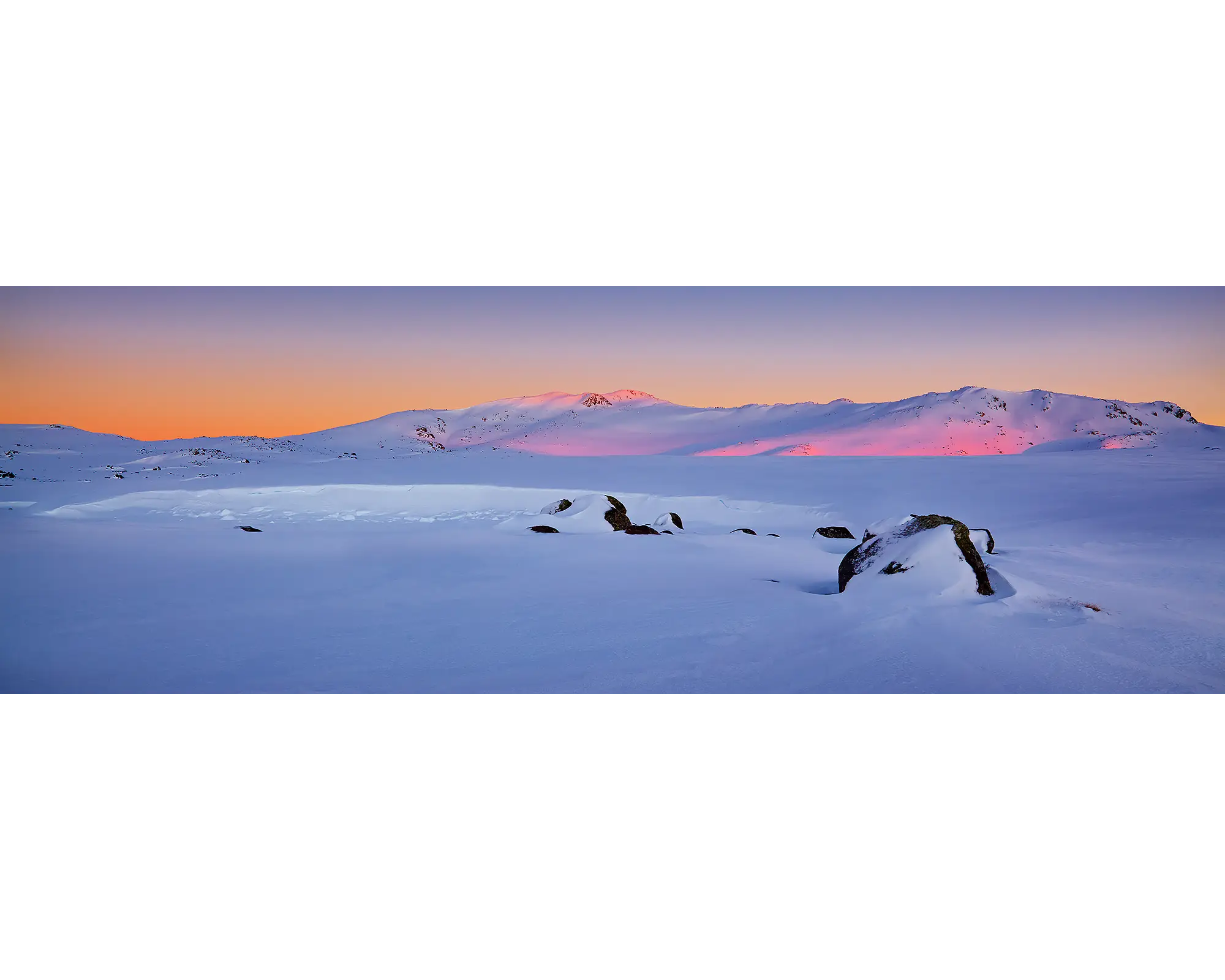 Snowy Sunrise. Snowy River, Kosciuszko National Park, New South Wales, Australia.