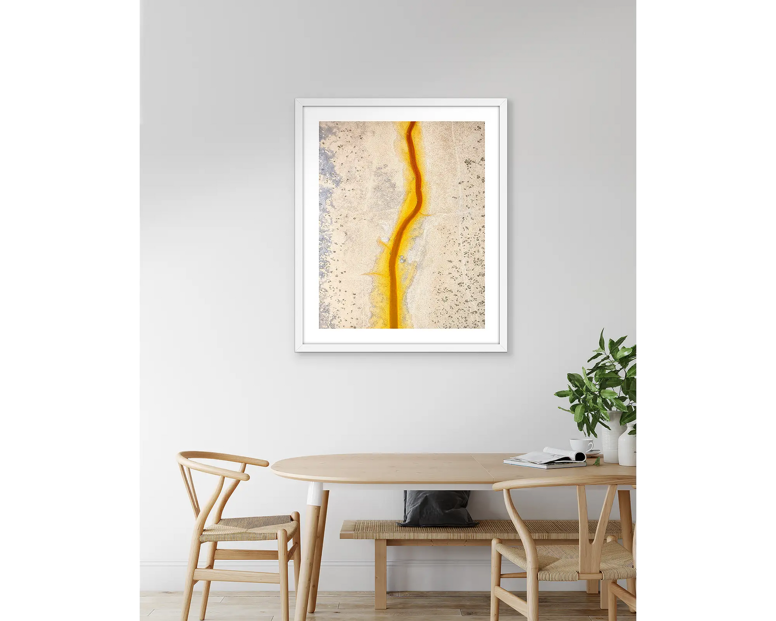 Strike - aerial view of Willie Creek, The Kimberley, Western Australia.