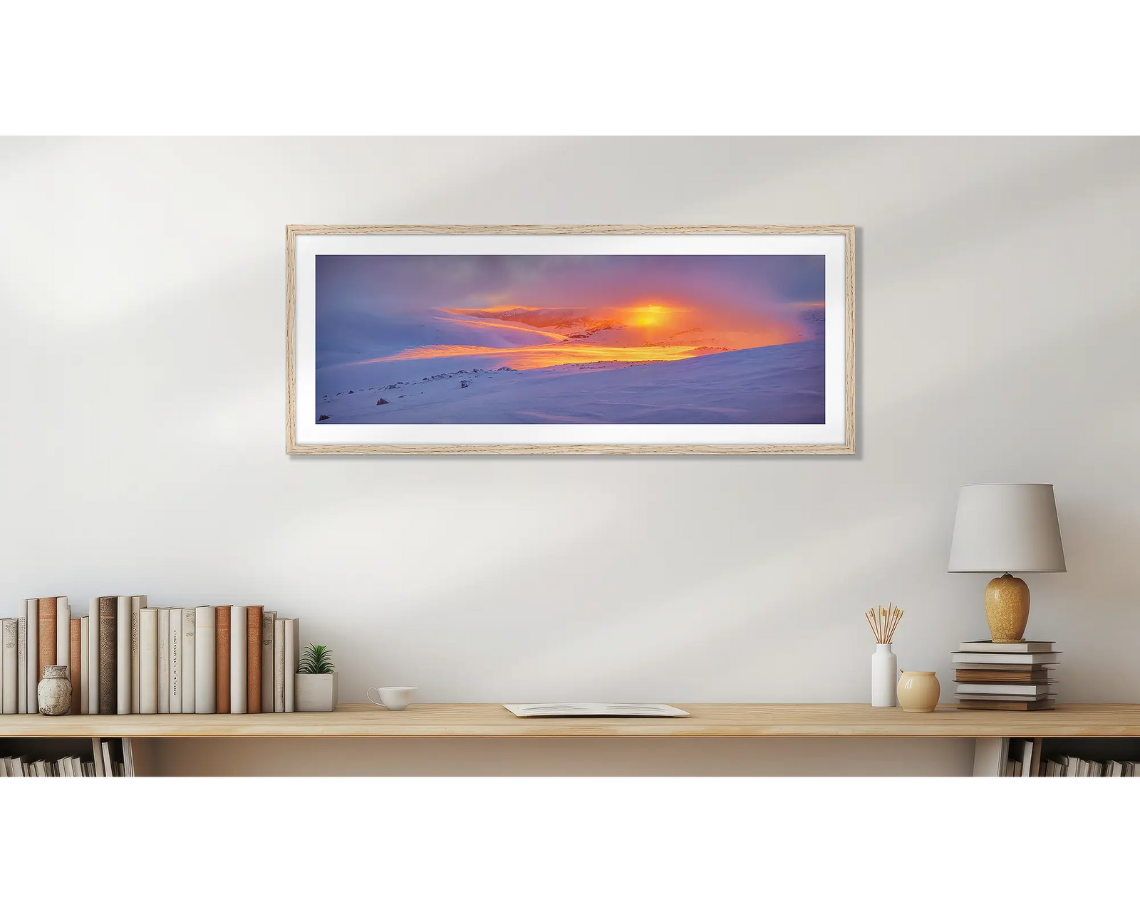 Sunrise Magic - winter snow, Kosciuszko National Park, New South Wales, Australia.