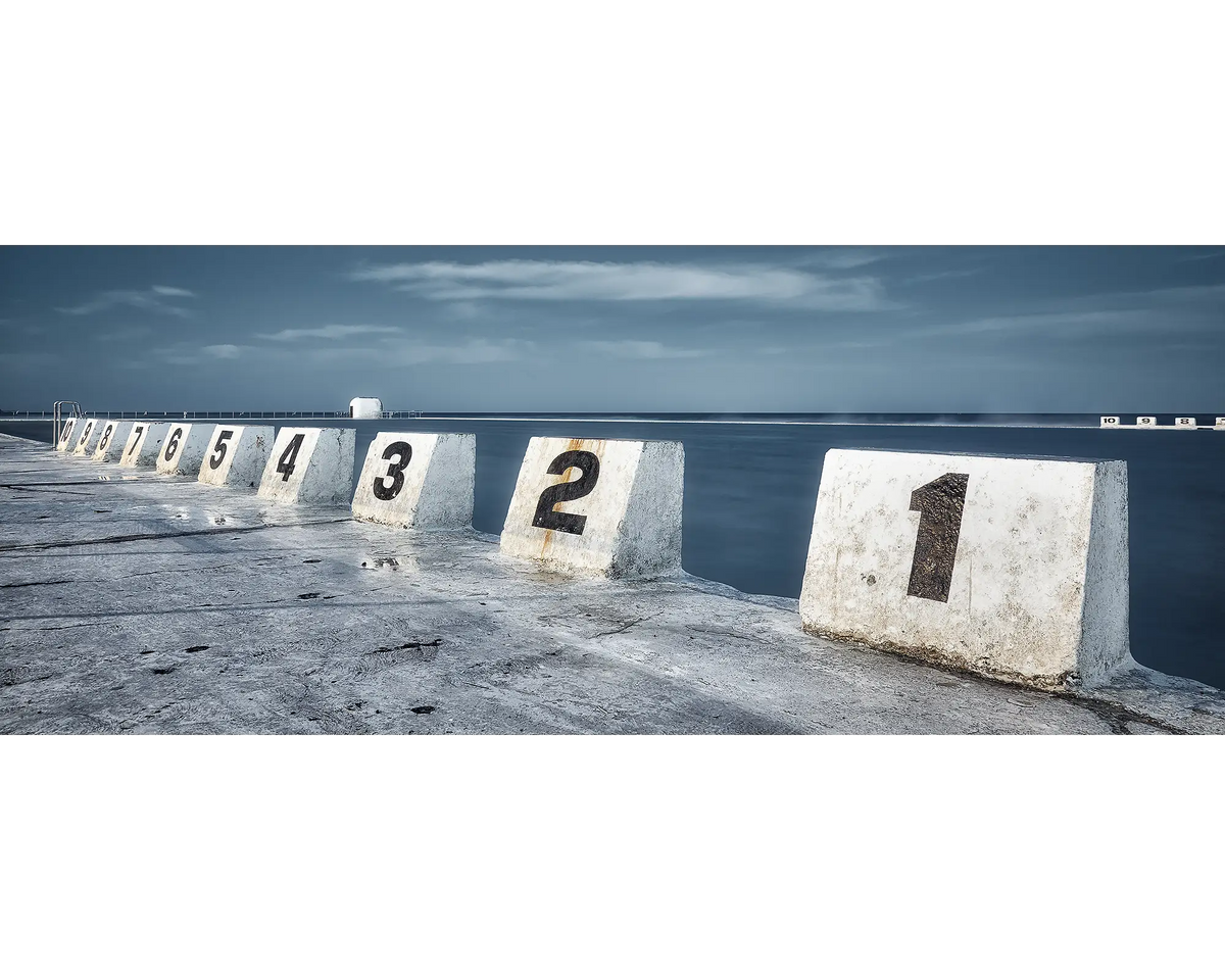 Ten. Merewether Baths, Newcastle, New South Wales, Australia.