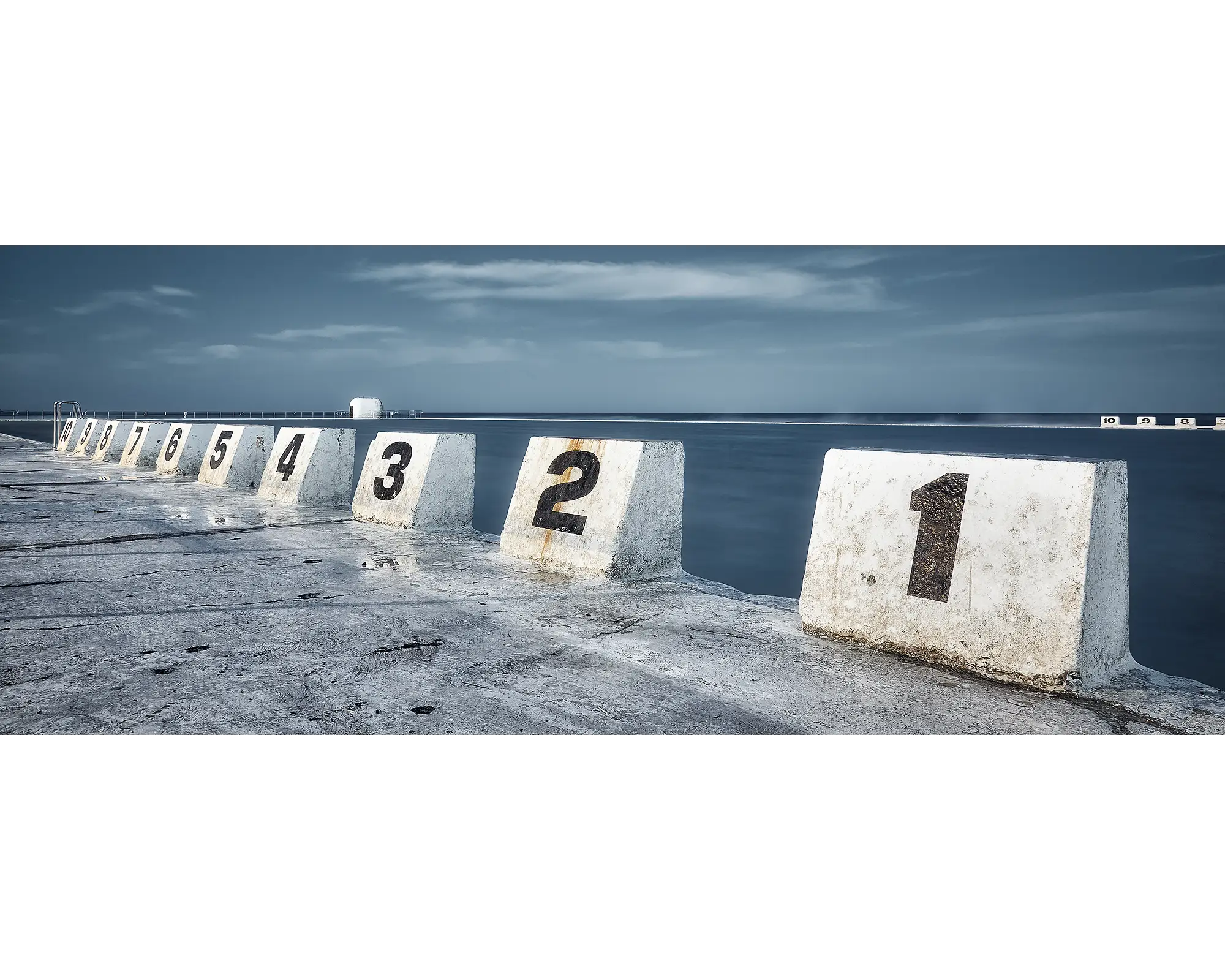 Ten. Merewether Baths, Newcastle, New South Wales, Australia.