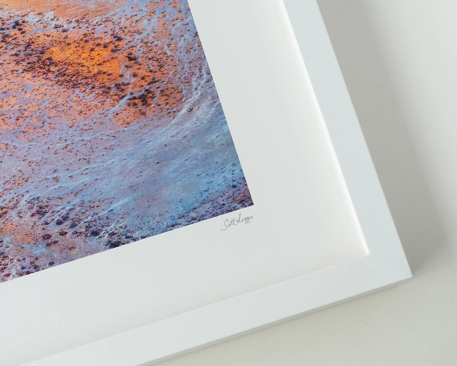 Tidal patterns and colours of the Kimberley at Roebuck Plains.