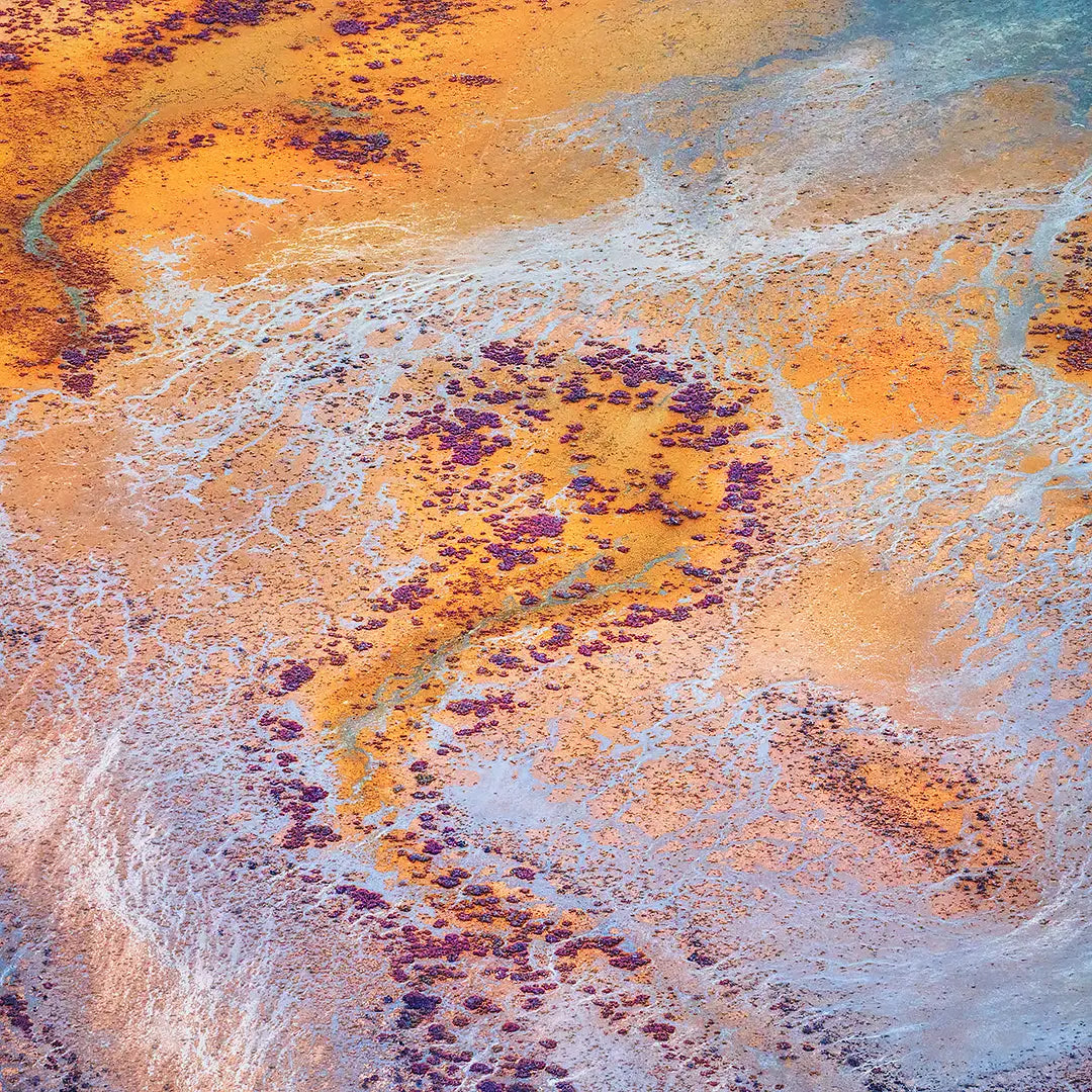 The Chase - Tidal patterns, Roebuck Plains, The Kimberley, Western Australia