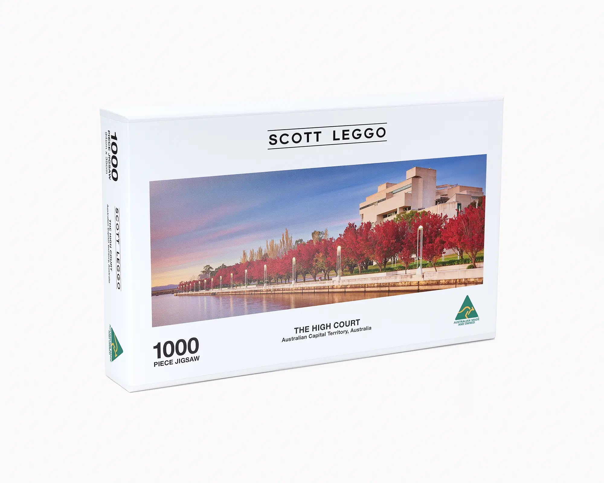 The HIgh Court 1000 piece jigsaw puzzle box.