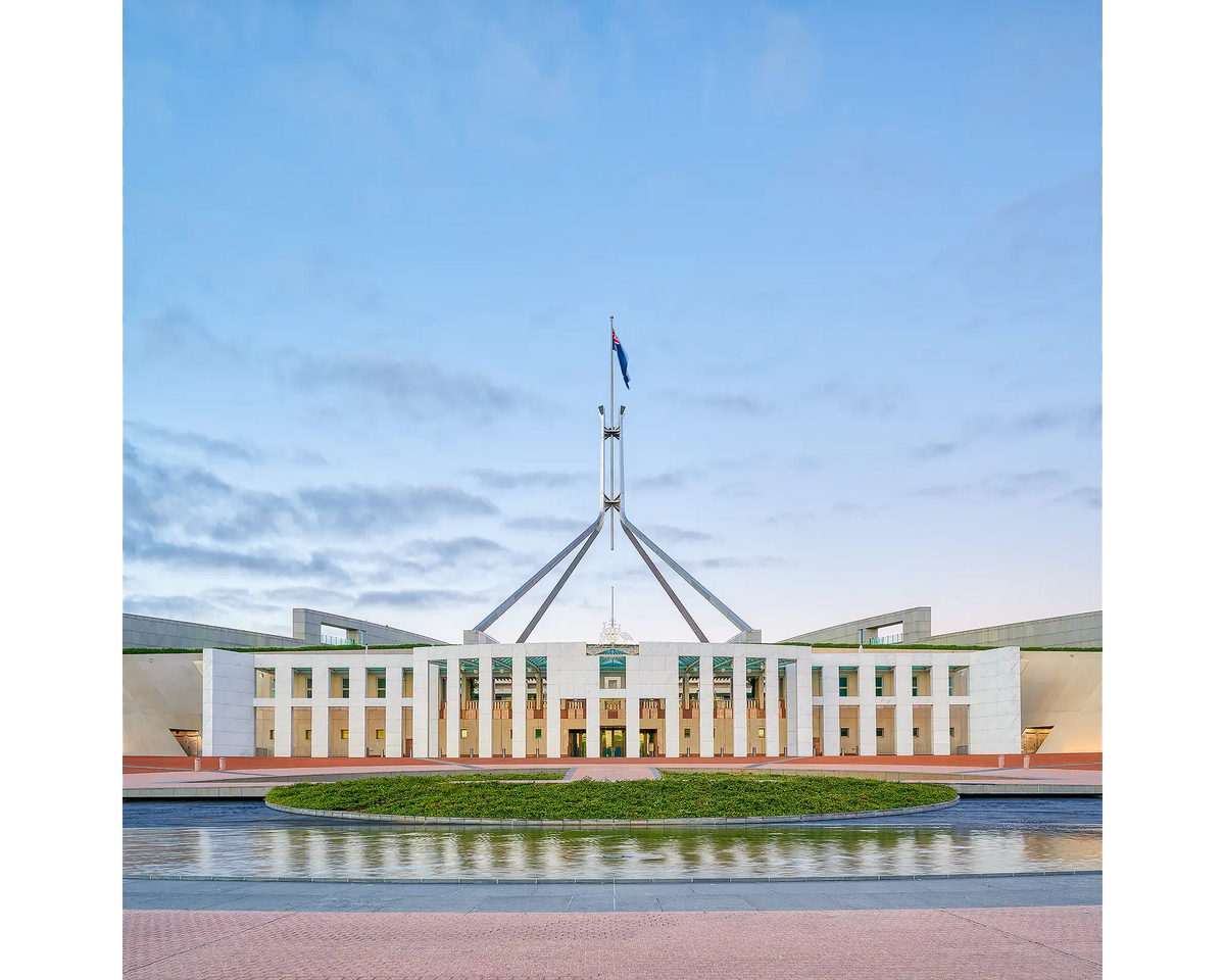 The Hill. Australian Parliament House, Canberra.