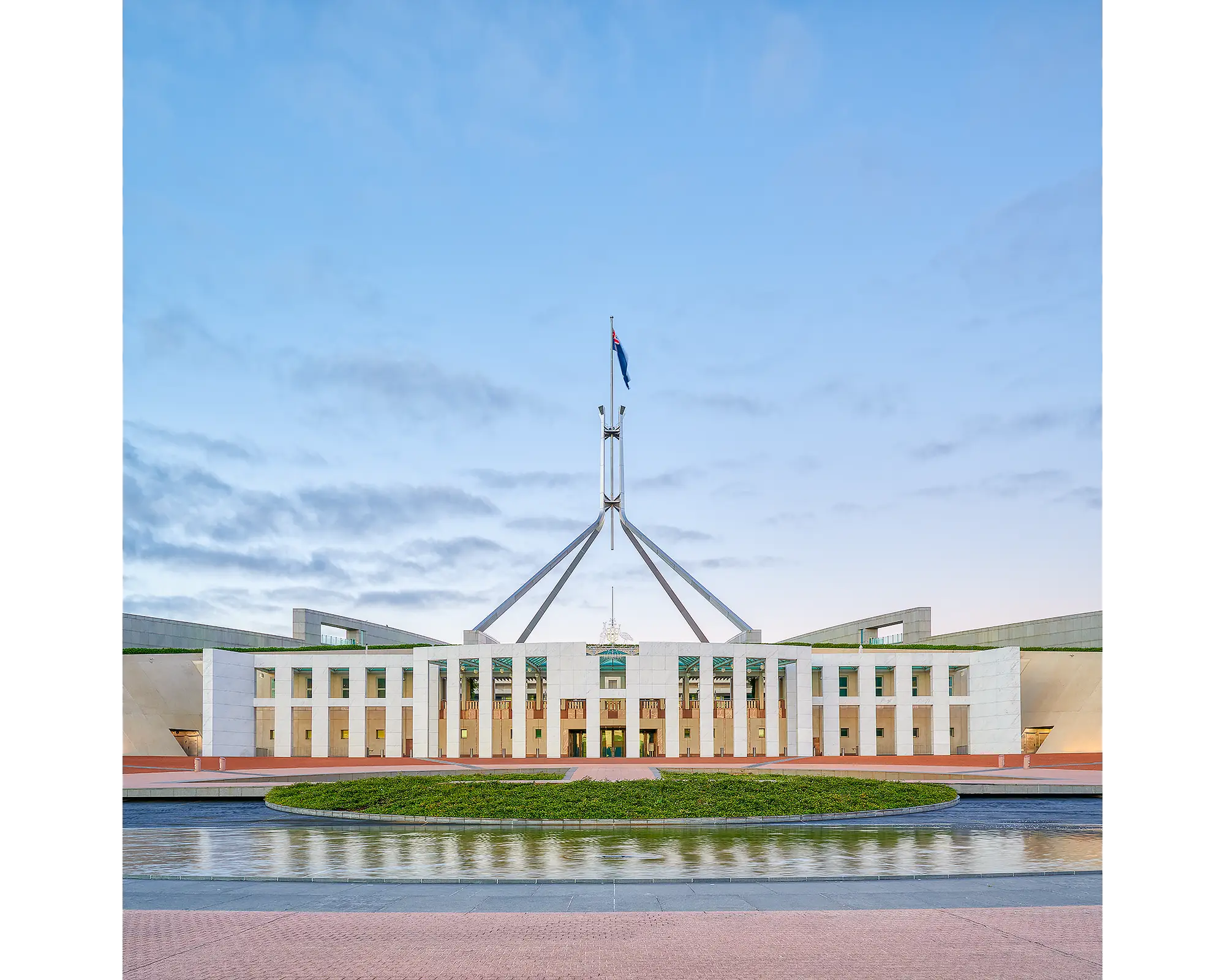 The Hill. Australian Parliament House, Canberra.