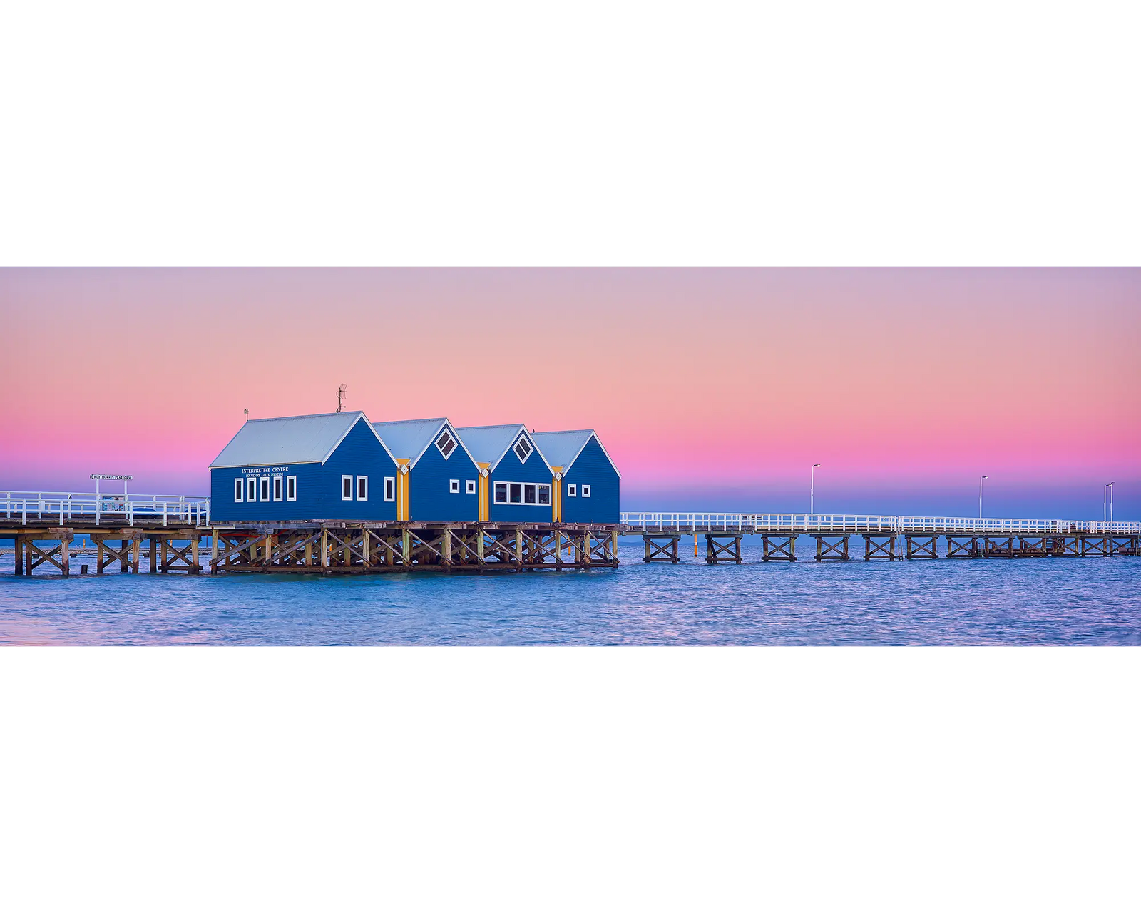 Busselton Jetty at sunrise, Western Australia.