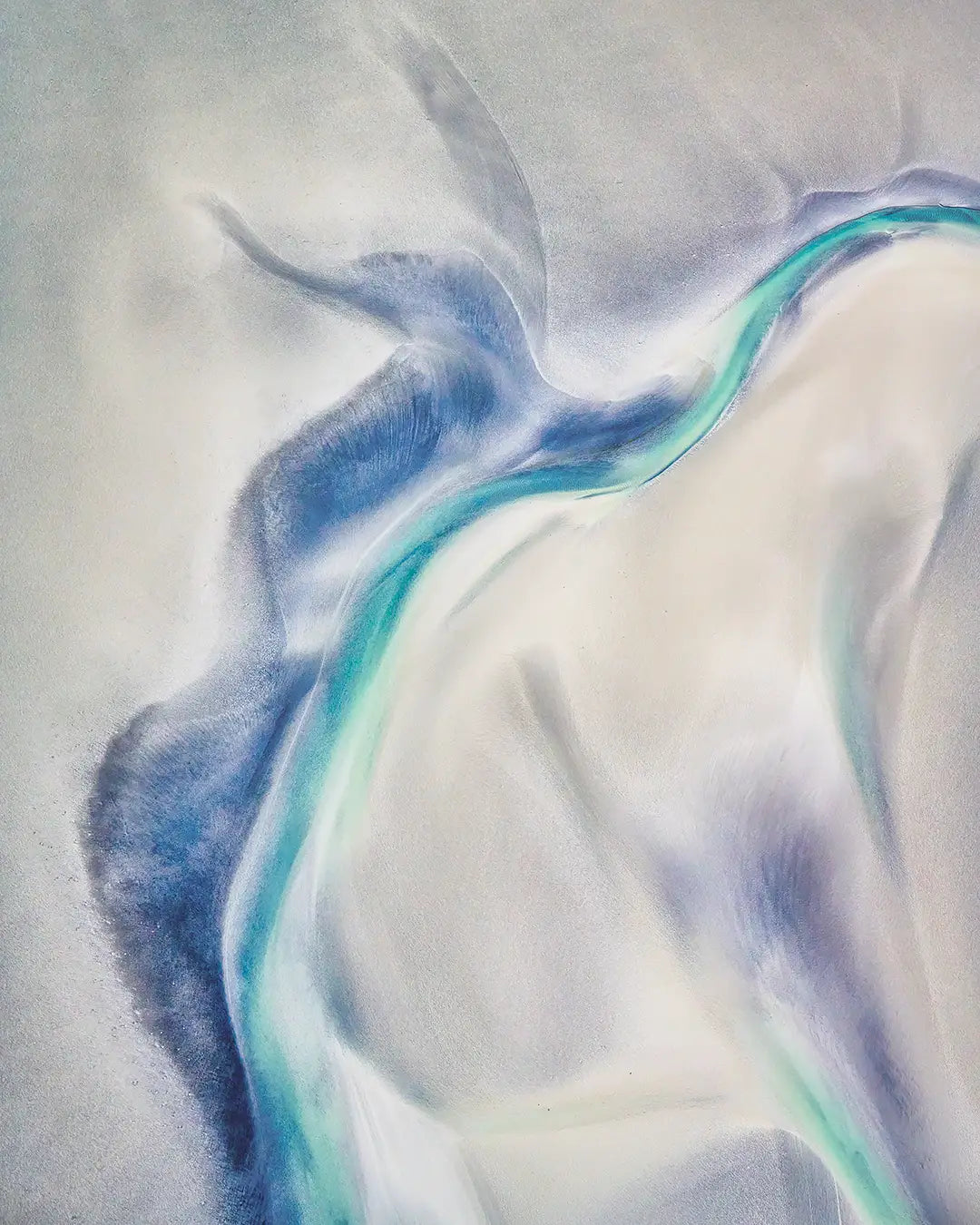 Tidal Orchid - tidal patterns in Roebuck Bay, The Kimberley, Western Australia