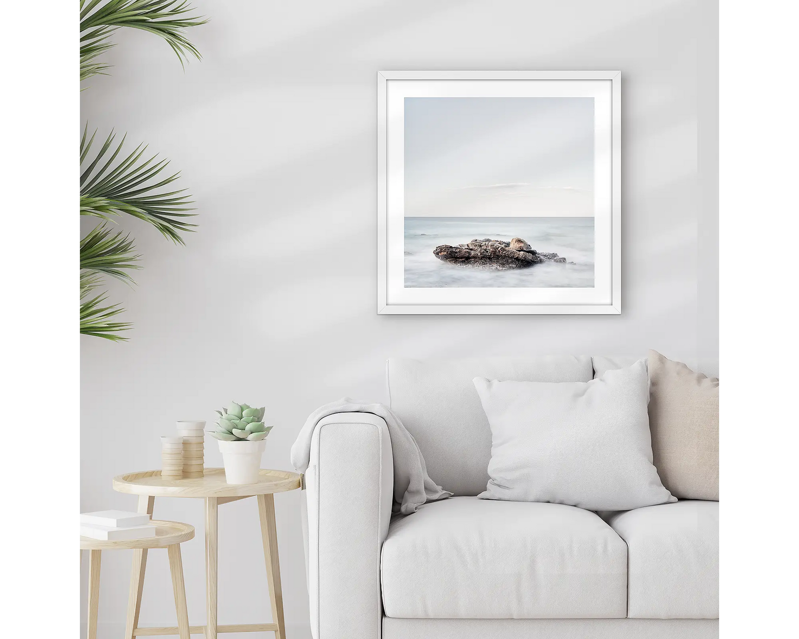 Rock in water at Point Arkwright, Sunshine Coast, Queensland, Australia.