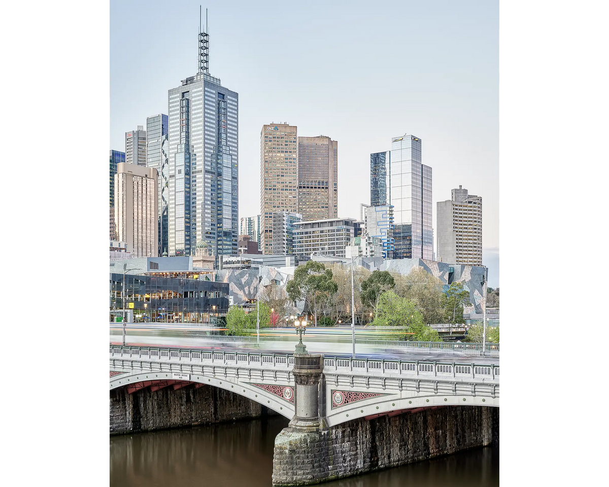 Top End - Melbourne CBD and Yarra River, Victoria.