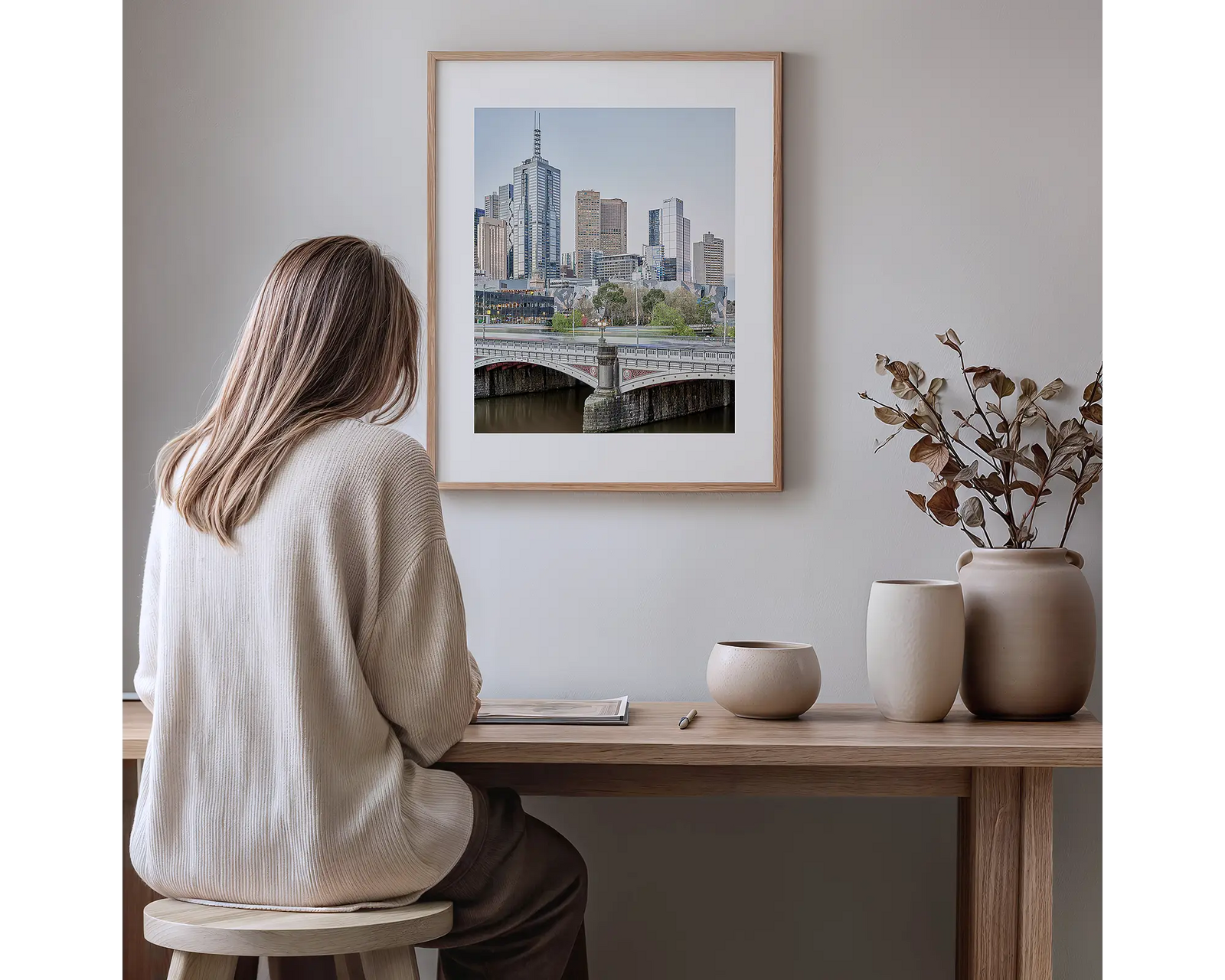 Top End - Melbourne CBD and Yarra River, Victoria.