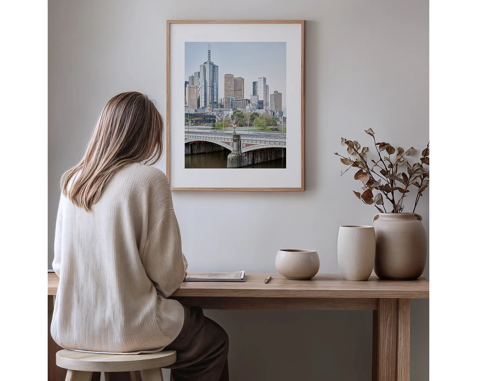Top End - Melbourne CBD and Yarra River, Victoria.