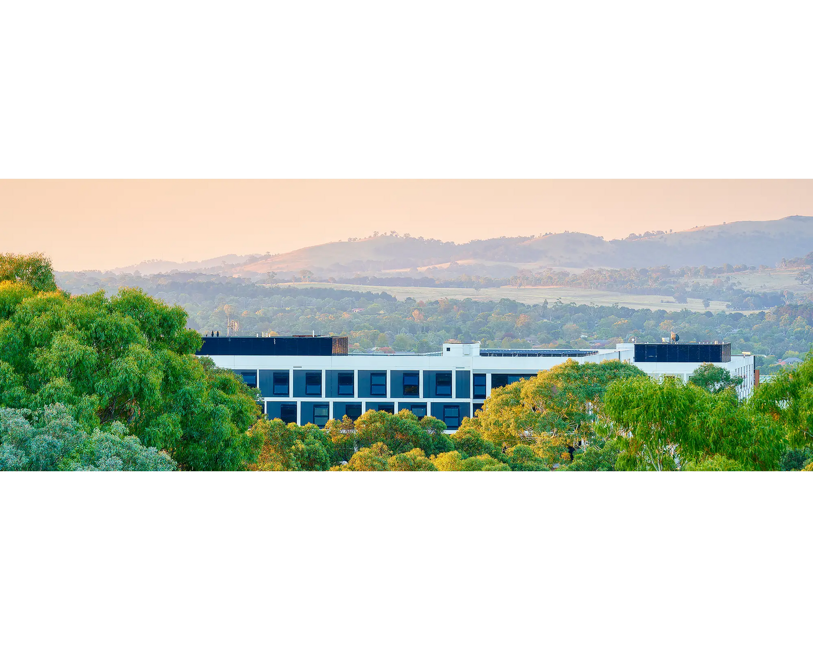 University Of Canberra sunset.