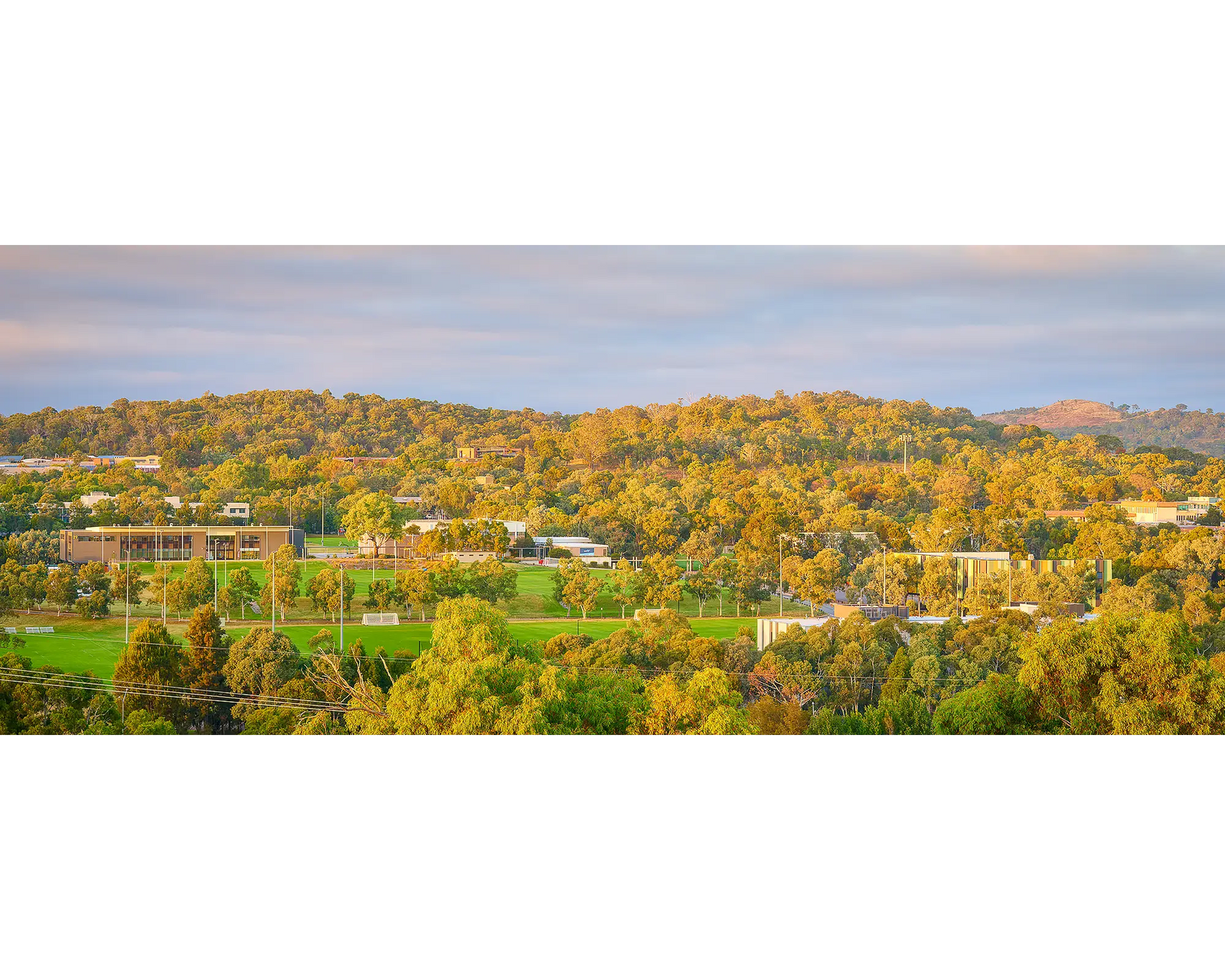 University Of Canberra sporting fields.