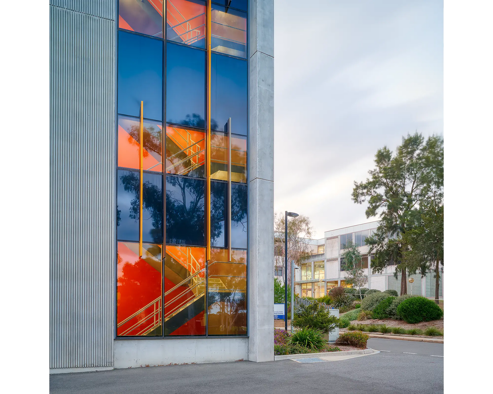University Of Canberra building 27 reflections.