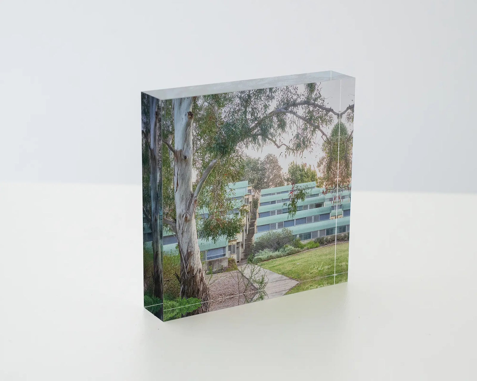 University Of Canberra 6. Acrylic block.