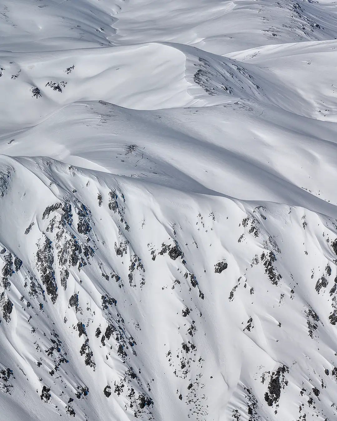 Unveiled - Main range covered in snow, Kosciuszko National Park