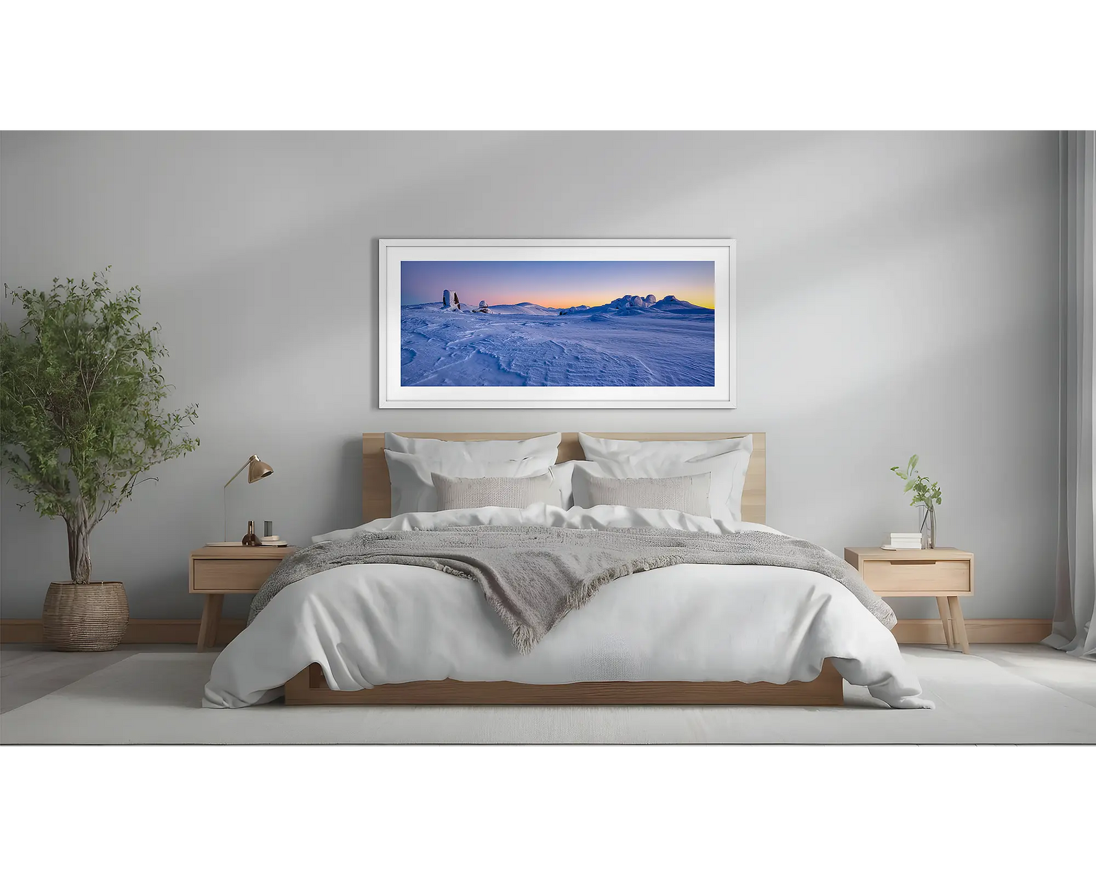 View To Kosciuszko - winter sunrise, Kosciuszko National Park, New South Wales, Australia.