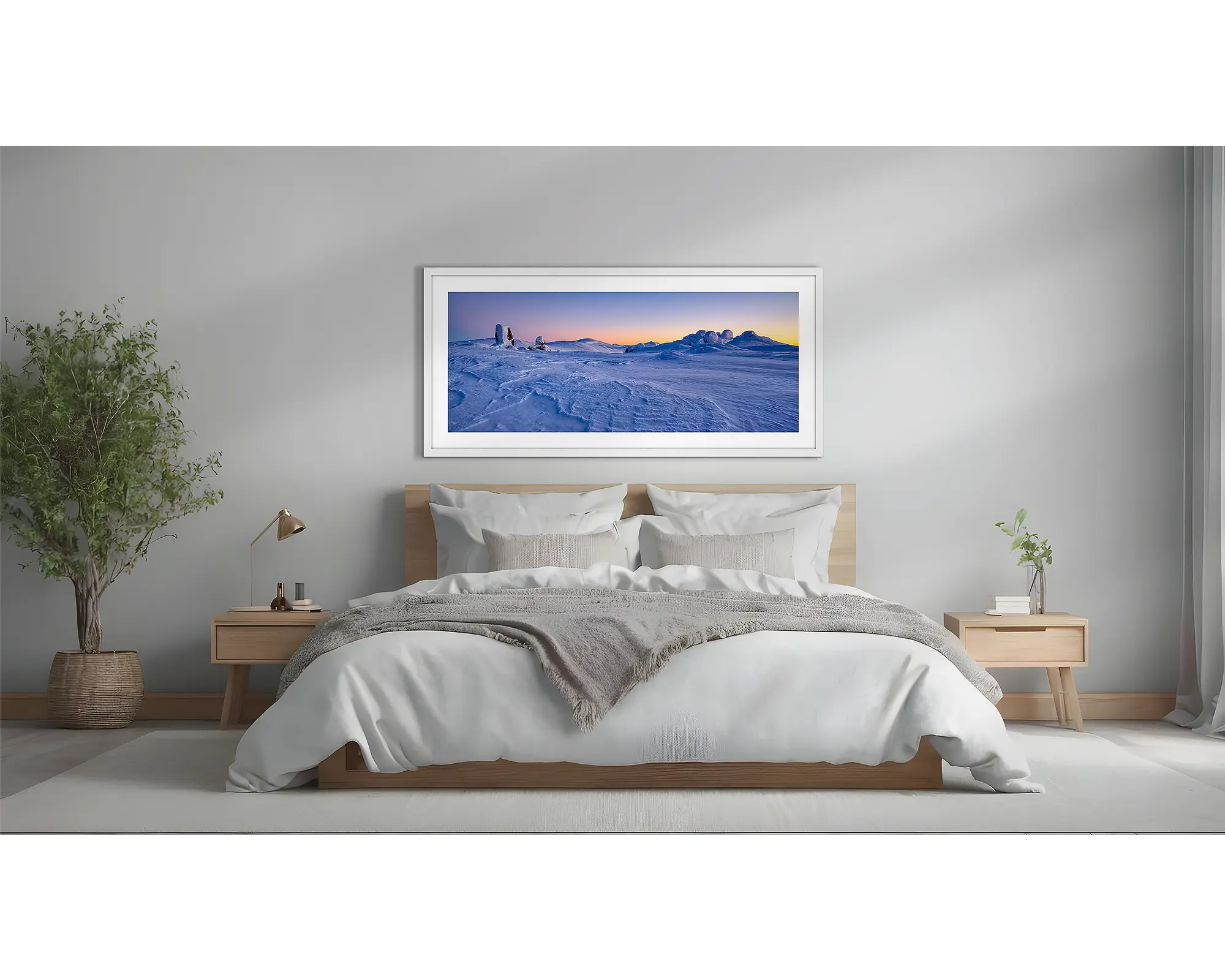 View To Kosciuszko - winter sunrise, Kosciuszko National Park, New South Wales, Australia.