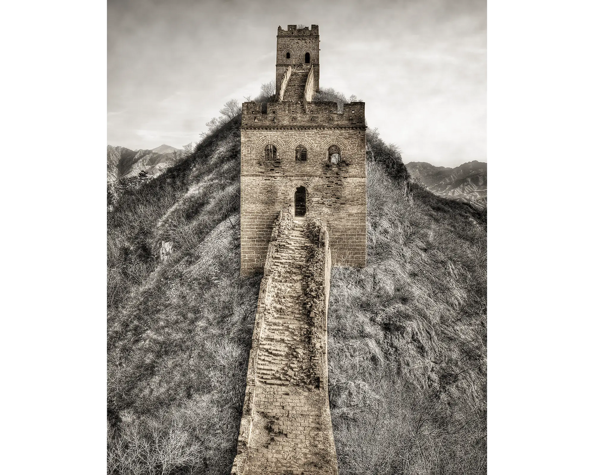 Watchtowers on the Great Wall Of China.