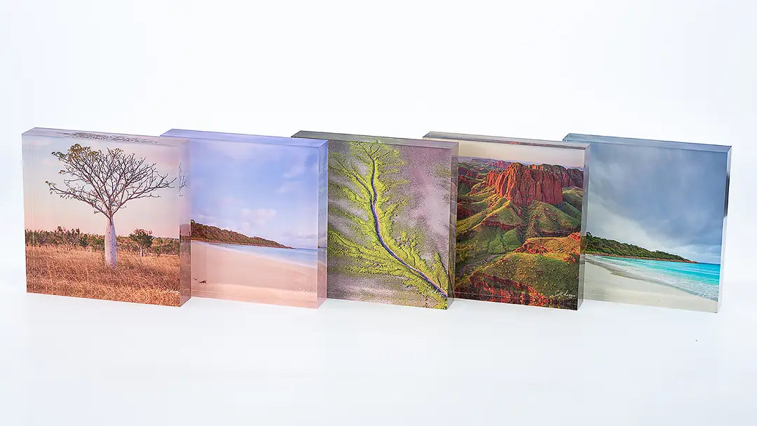 Western Australia acrylic block collection. Australian Artwork.