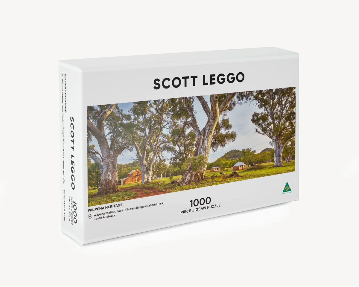 Wilpena Heritage. 1000 piece jigsaw puzzle front of box.