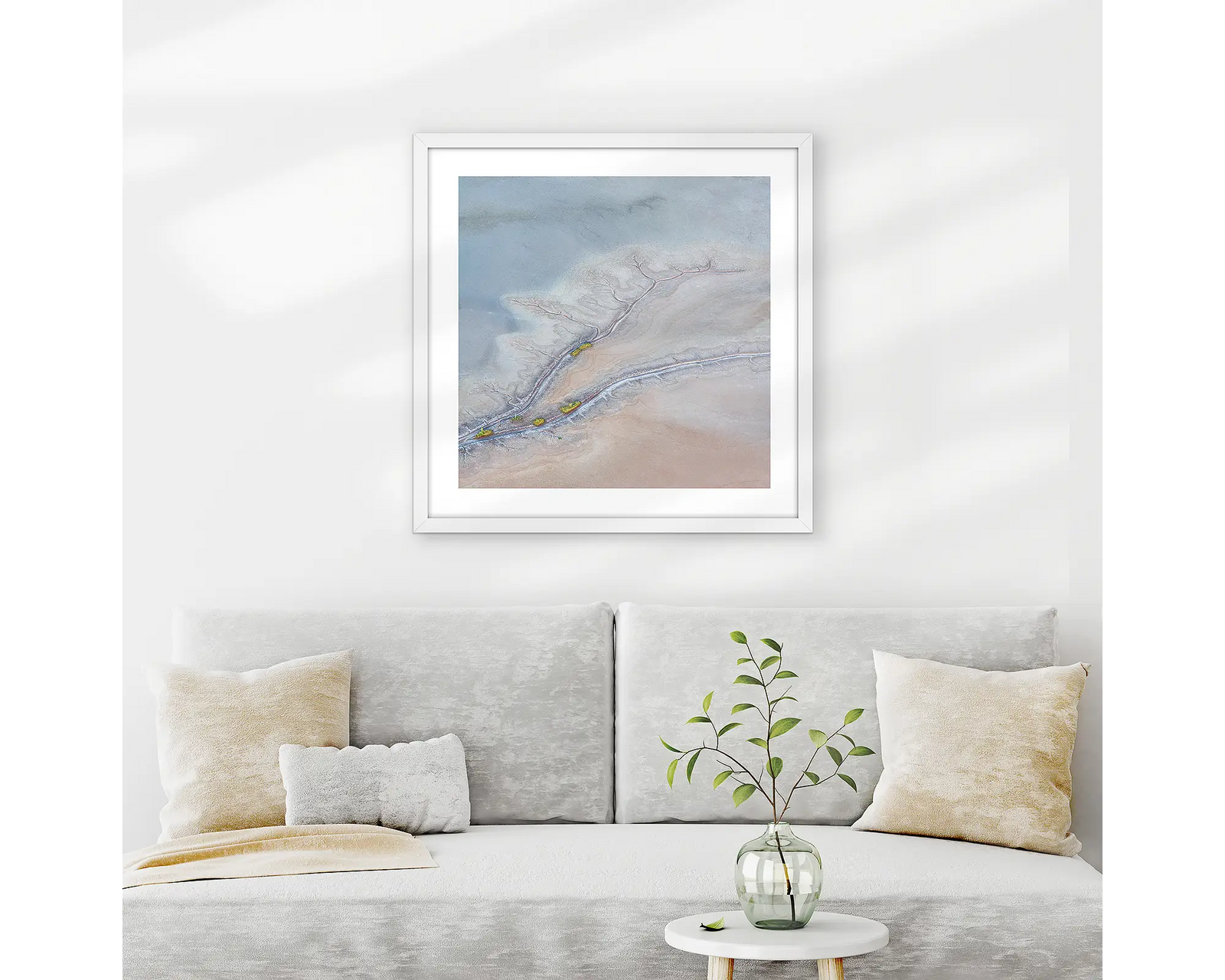 Withdraw - Abstract patterns of the King River view from above - The Kimberley, Western Australia.