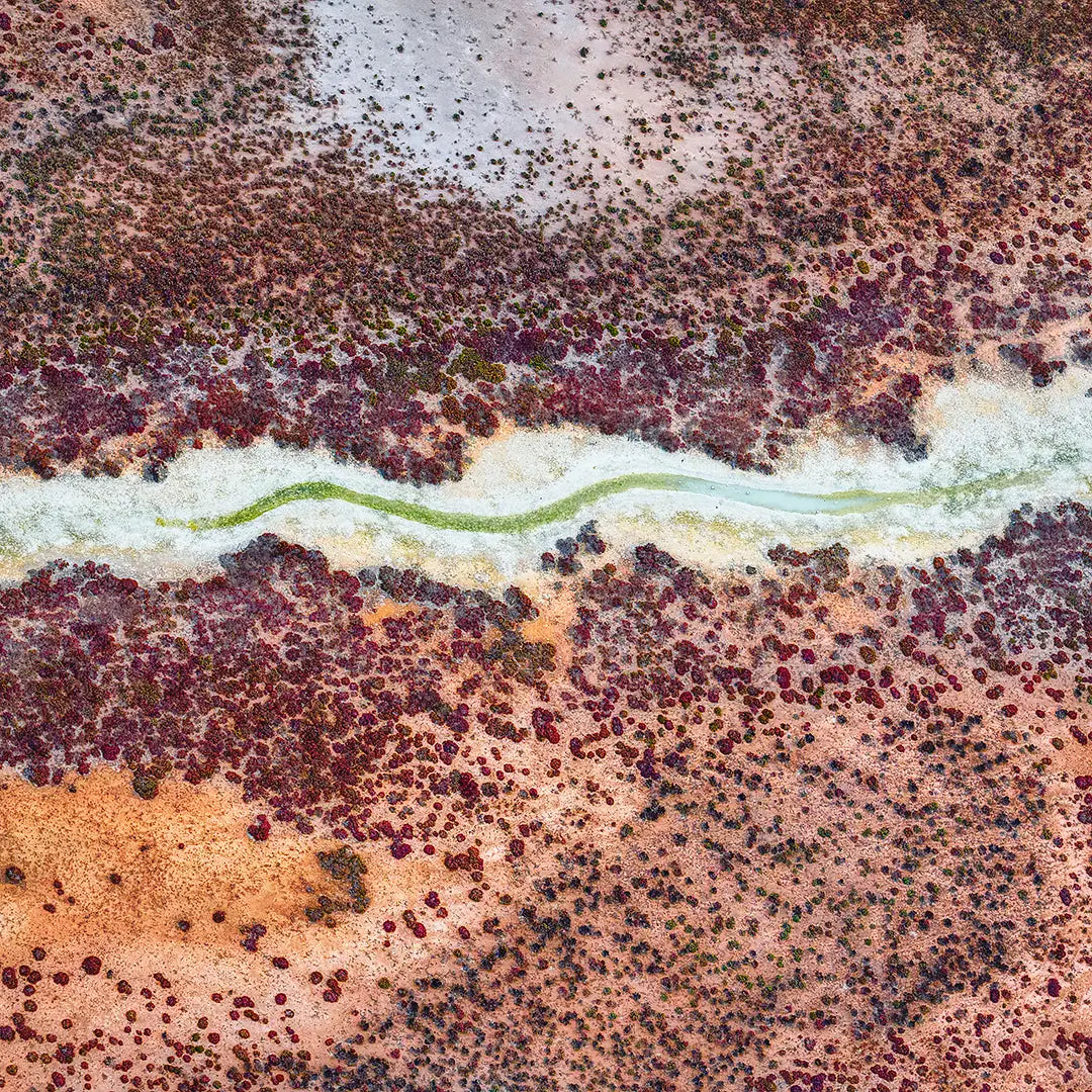 Wriggle - Tidal patterns, Roebuck Plains, The Kimberley, Western Australia
