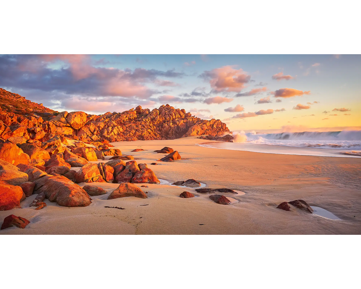 Sunset on Wyadup Beach, Western Australia.