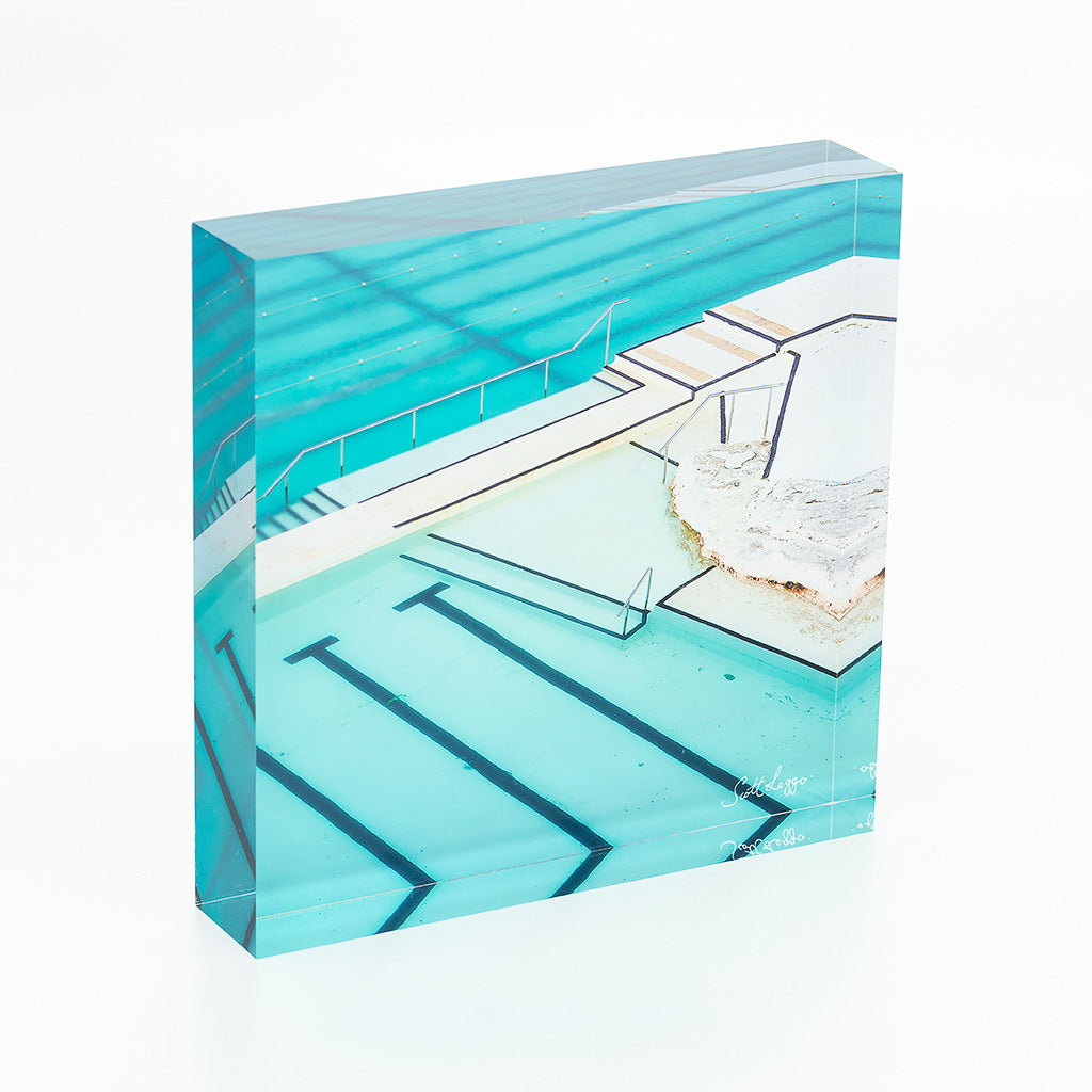 Lines - Bondi Iceburgs - Acrylic Desk Blocks
