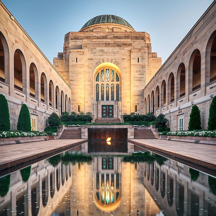 Reflection - Pool Of Reflection Australian War Memorial Canberra