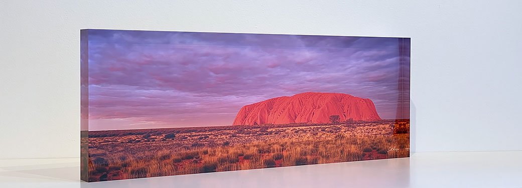 Australian Icon - Acrylic Desk Block - Northern Territory
